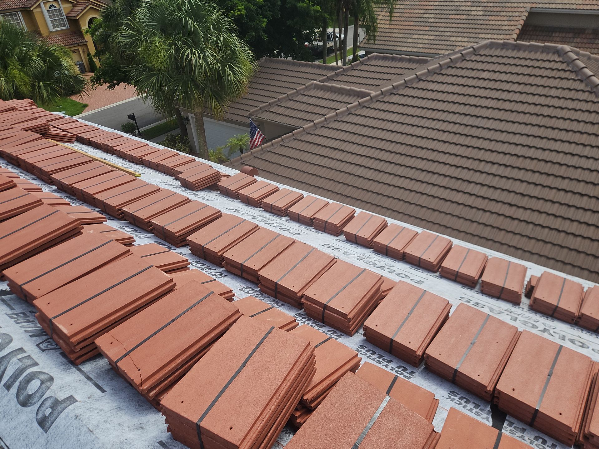 Residential Roofing Installation using Eagle Roofing Tile by BLUES BROTHERS ROOFING