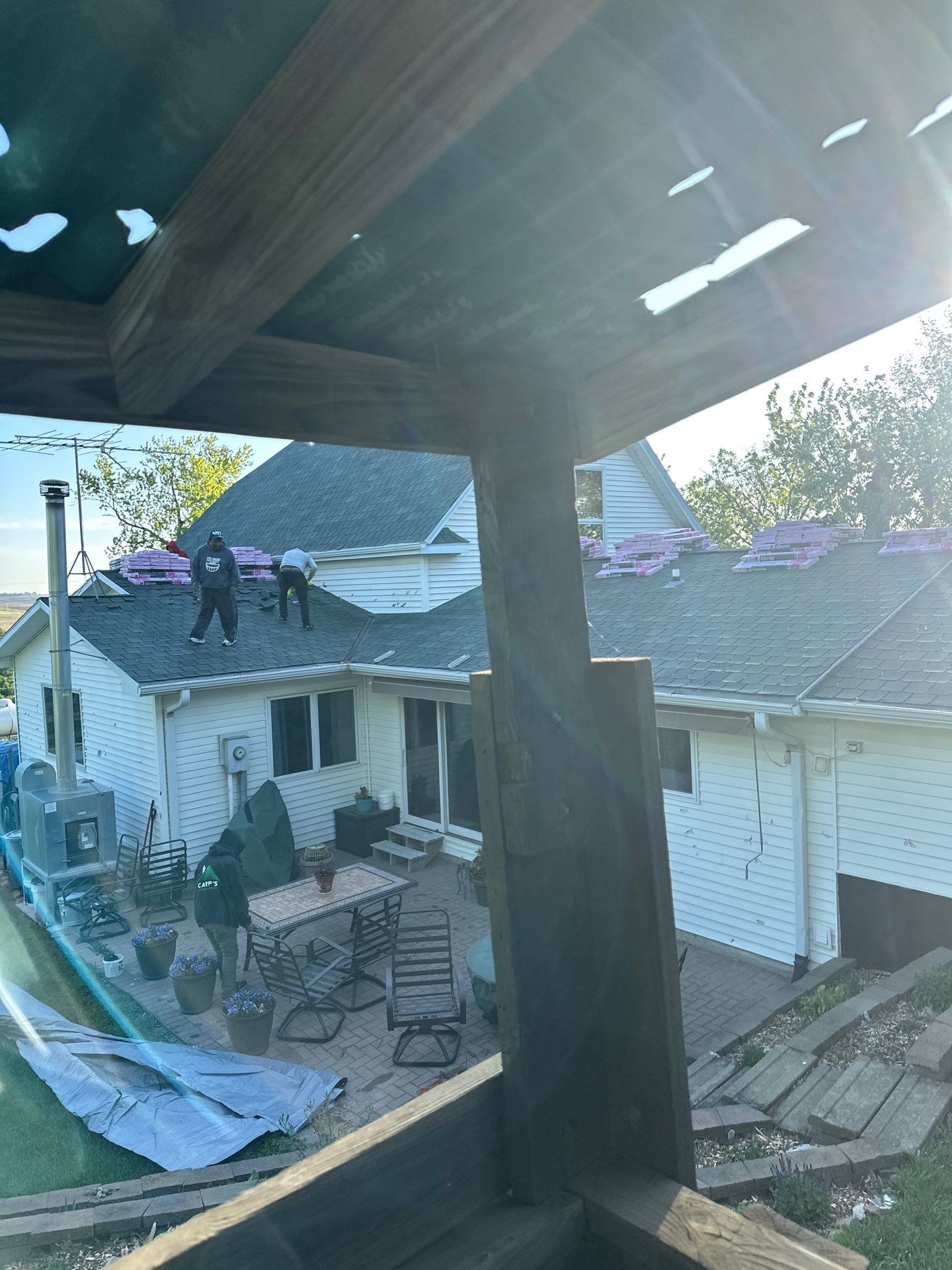 Residential Roofing Installation using Owens Corning Duration Driftwood by Lightning Exteriors