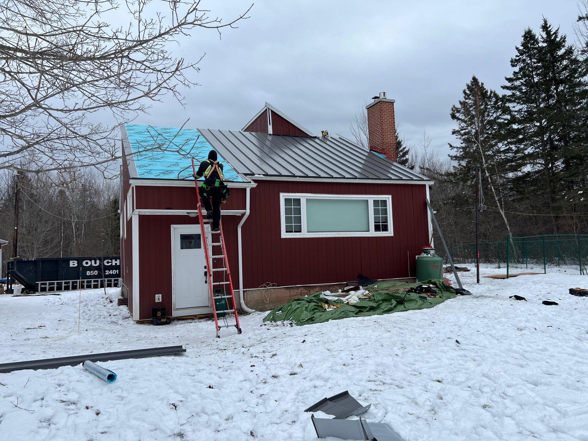 Residential Roofing Installation using Ideal Steel Standing Seam  by Artisan Roofing & Home Improvements Inc.