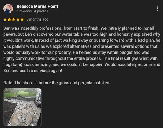 Patio by Sota landscaping