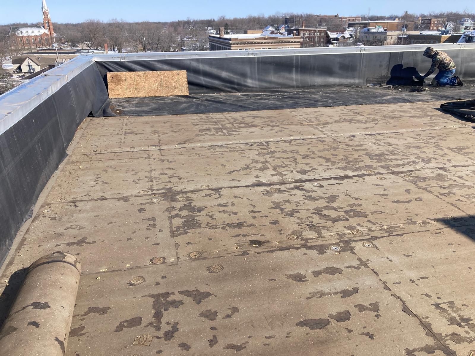Commercial Roofing Installation using DURO LAST by Grell Roofing, LLC