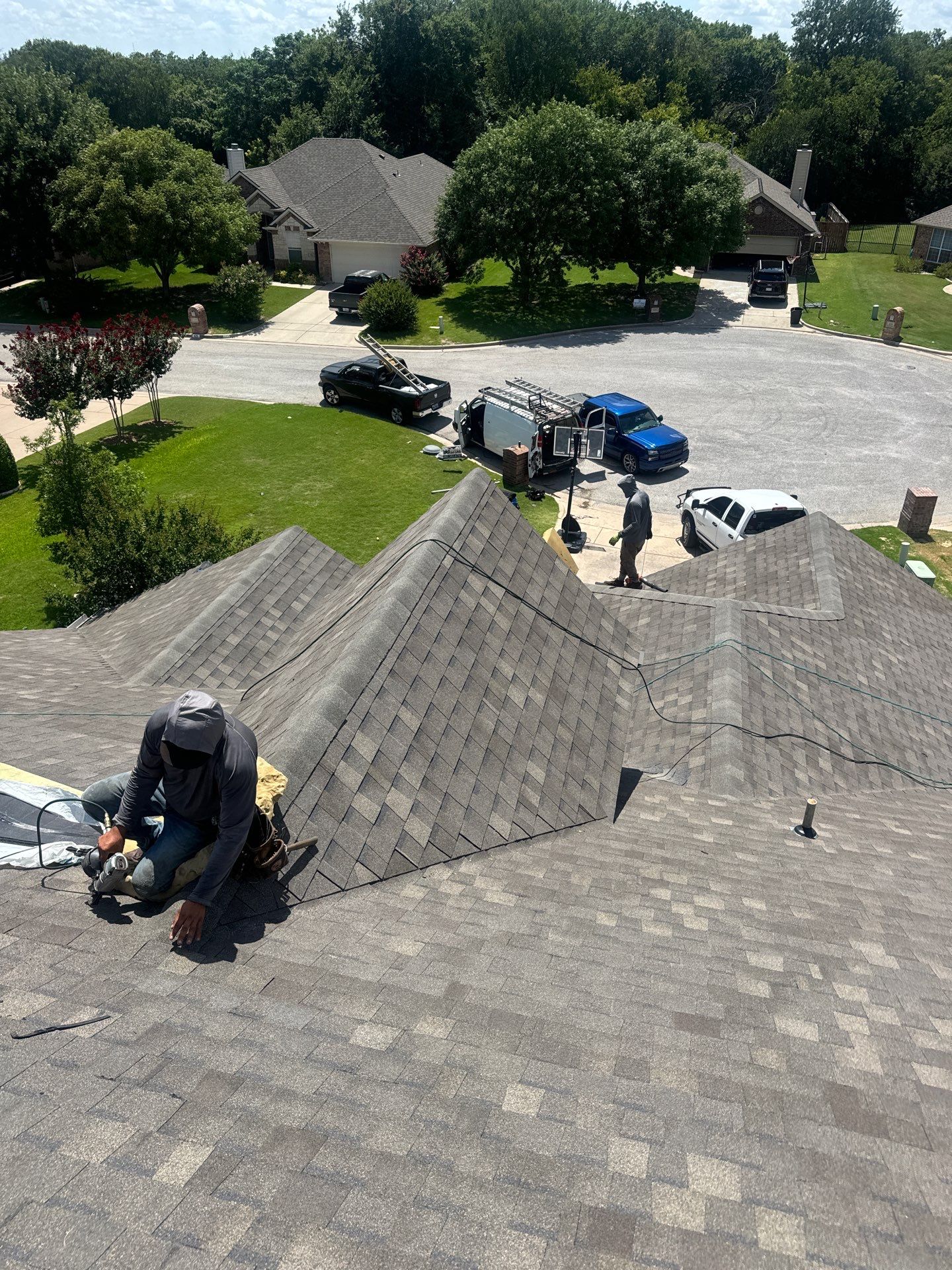 Project in Weatherford by Lonestar Roofing and Restoration LLC.