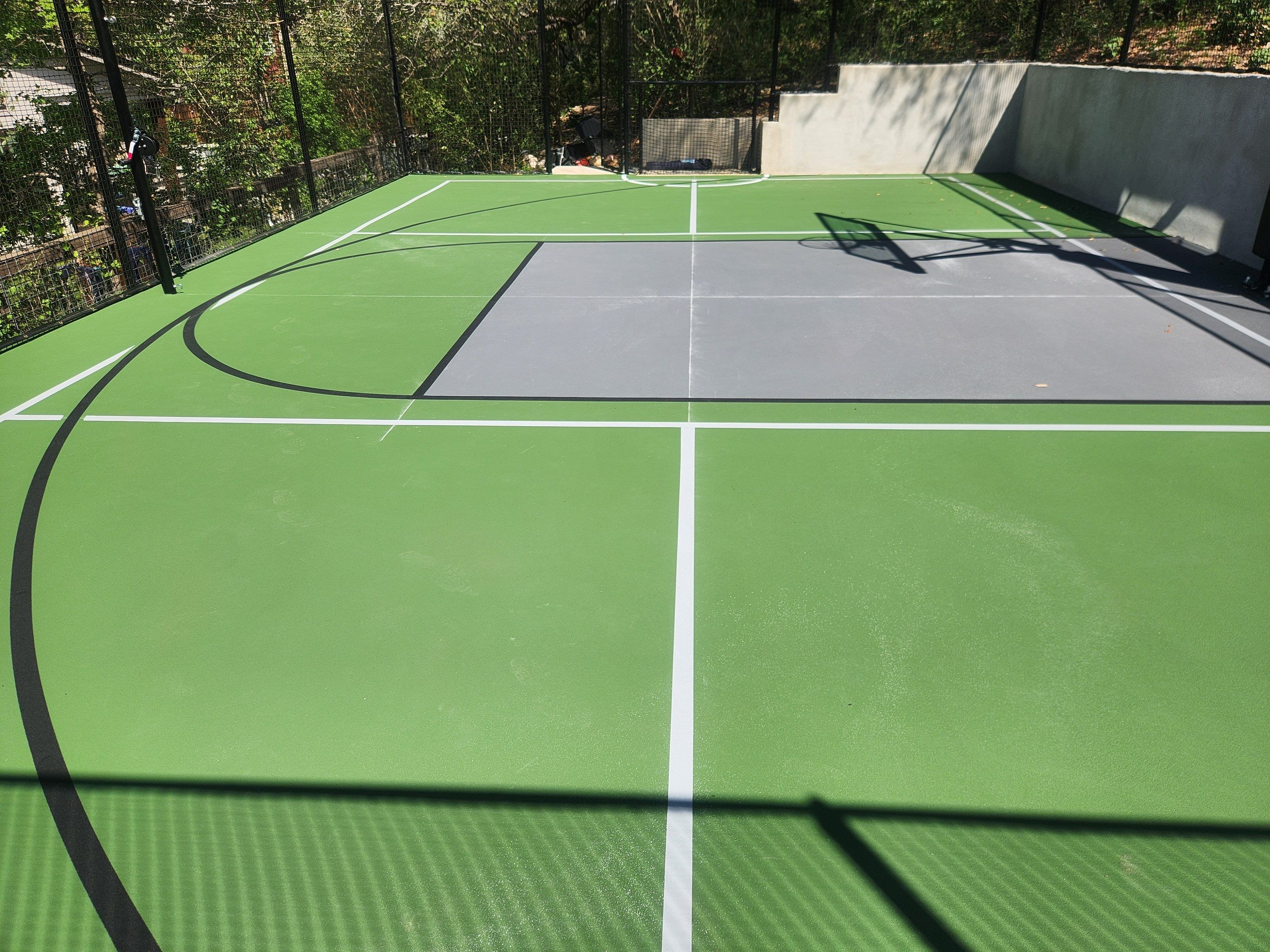 Custom Gamecourt in Central Austin by Sport Court Austin