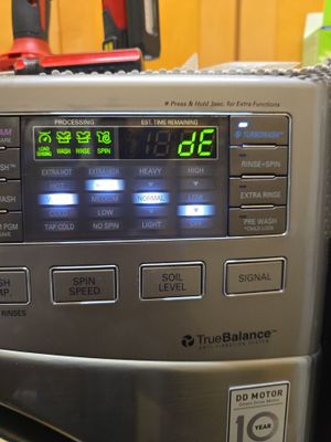 LG Washer Not Locking 