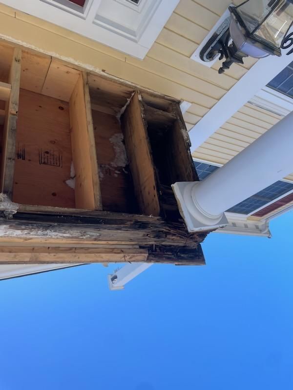 Porch Replacement in Holliston, MA by Master Roof Inc