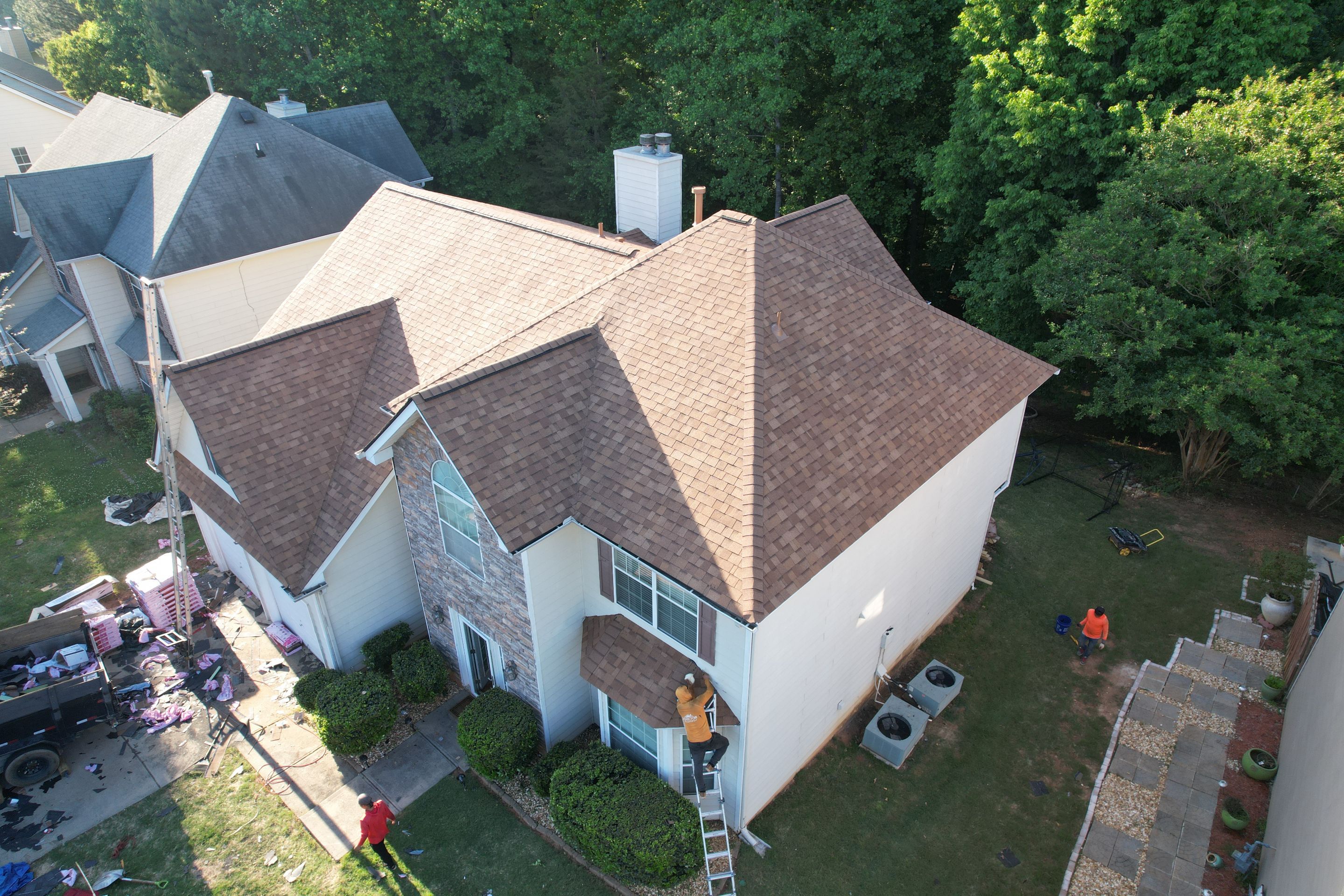 Residential Roof Replacement using Owens Corning by Inspector Roofing and Restoration