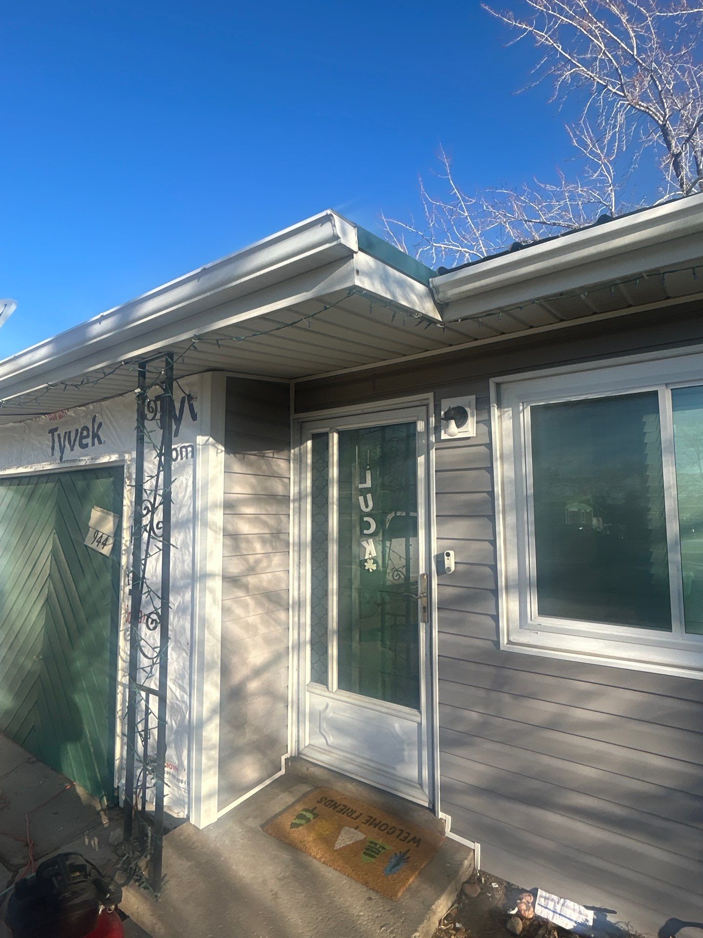 Orem | Elegant Aluminum-to-Vinyl Transformation | Harbor Grey & White by Ideal Siding Utah