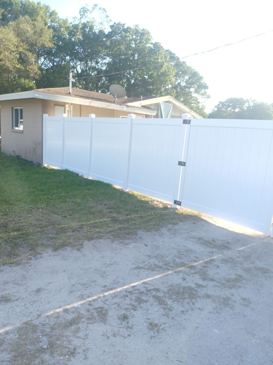 Bradenton, FL 6ft. Tall White Vinyl Privacy Fence by Asap fence and gates, LLC