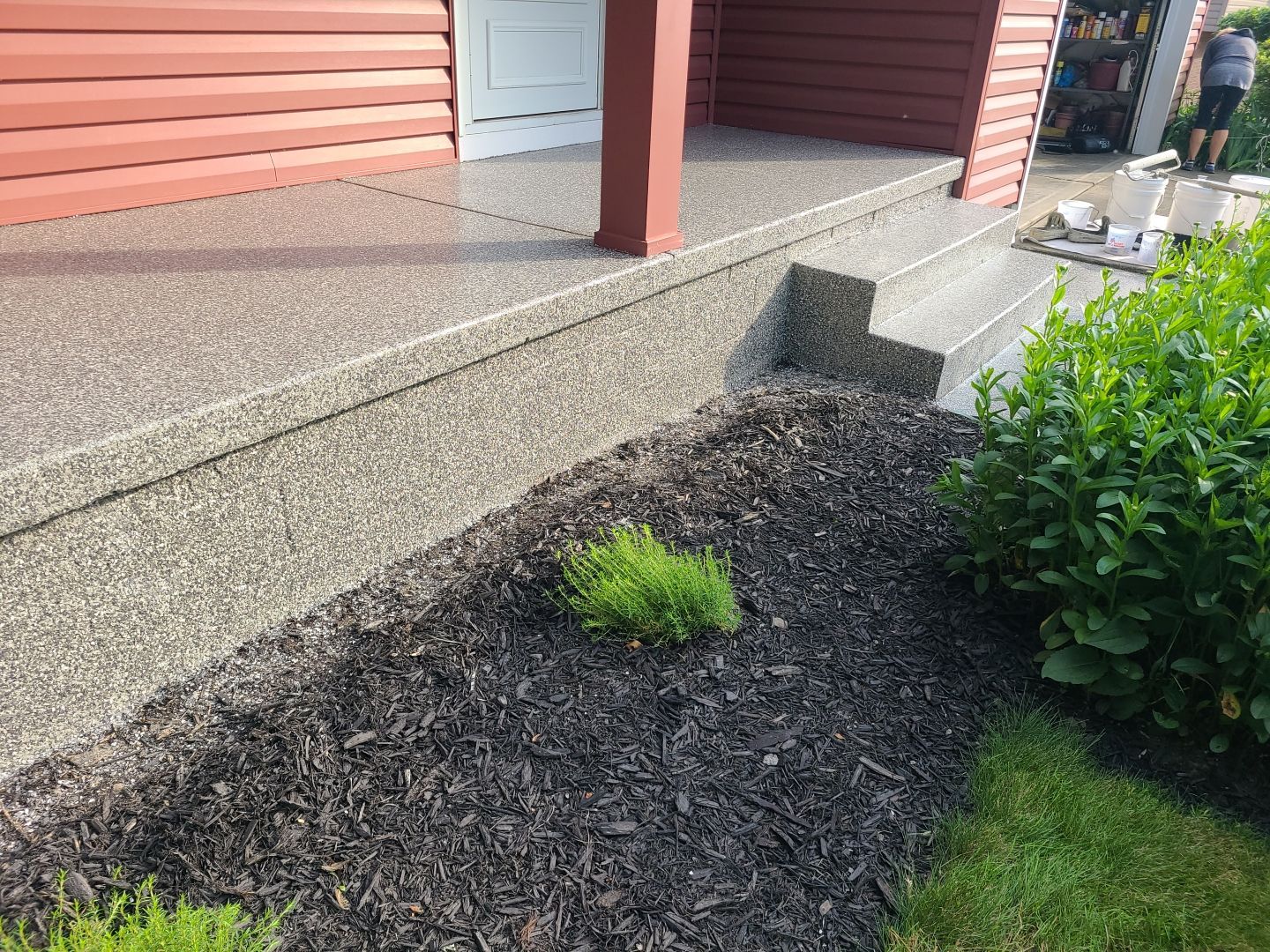 Porch in Silvercreek - Boardman, OH by Alexander Concrete Coatings