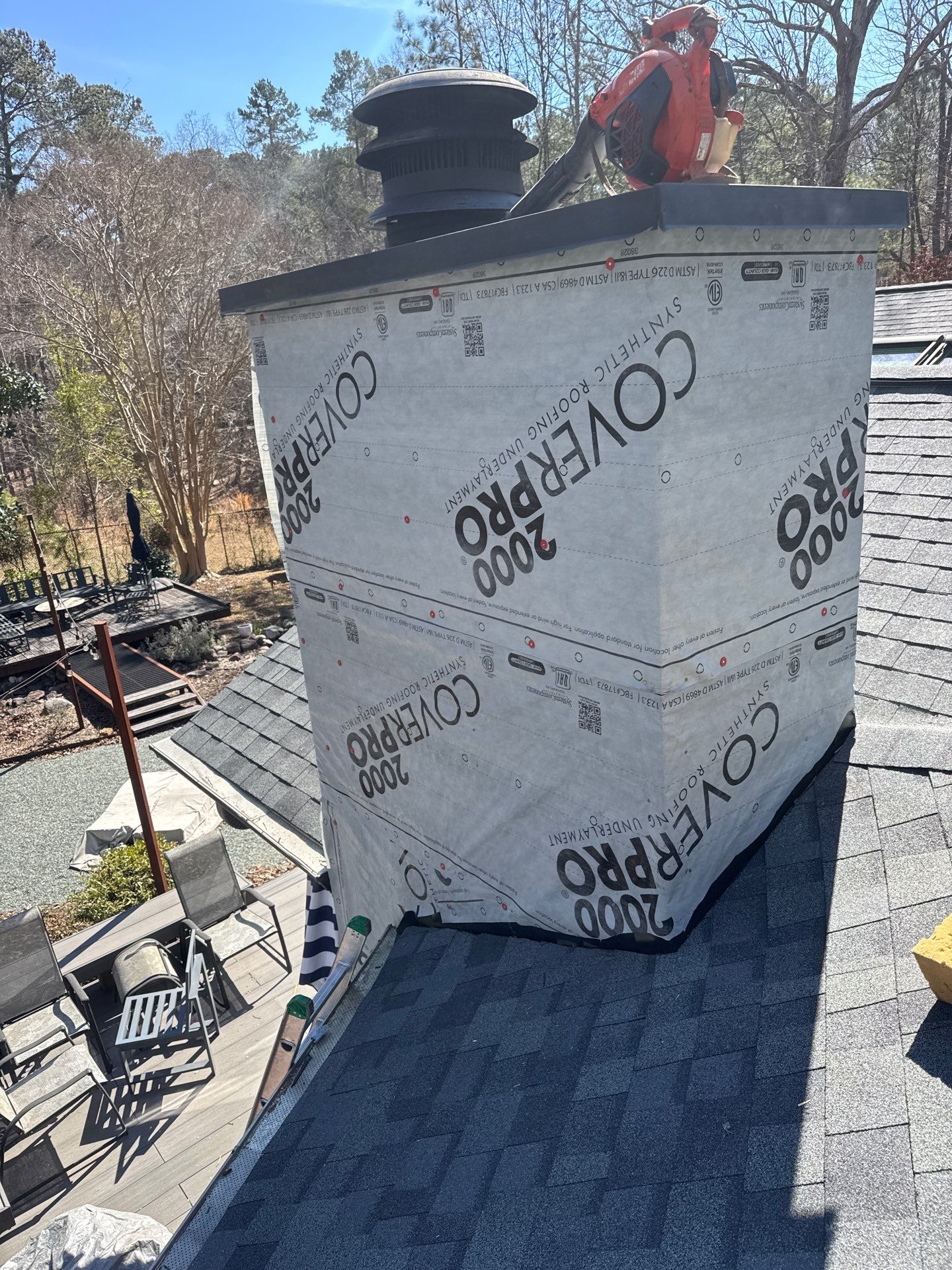 Project in Chapel Hill, NC by Barnes Restoration Inc. 