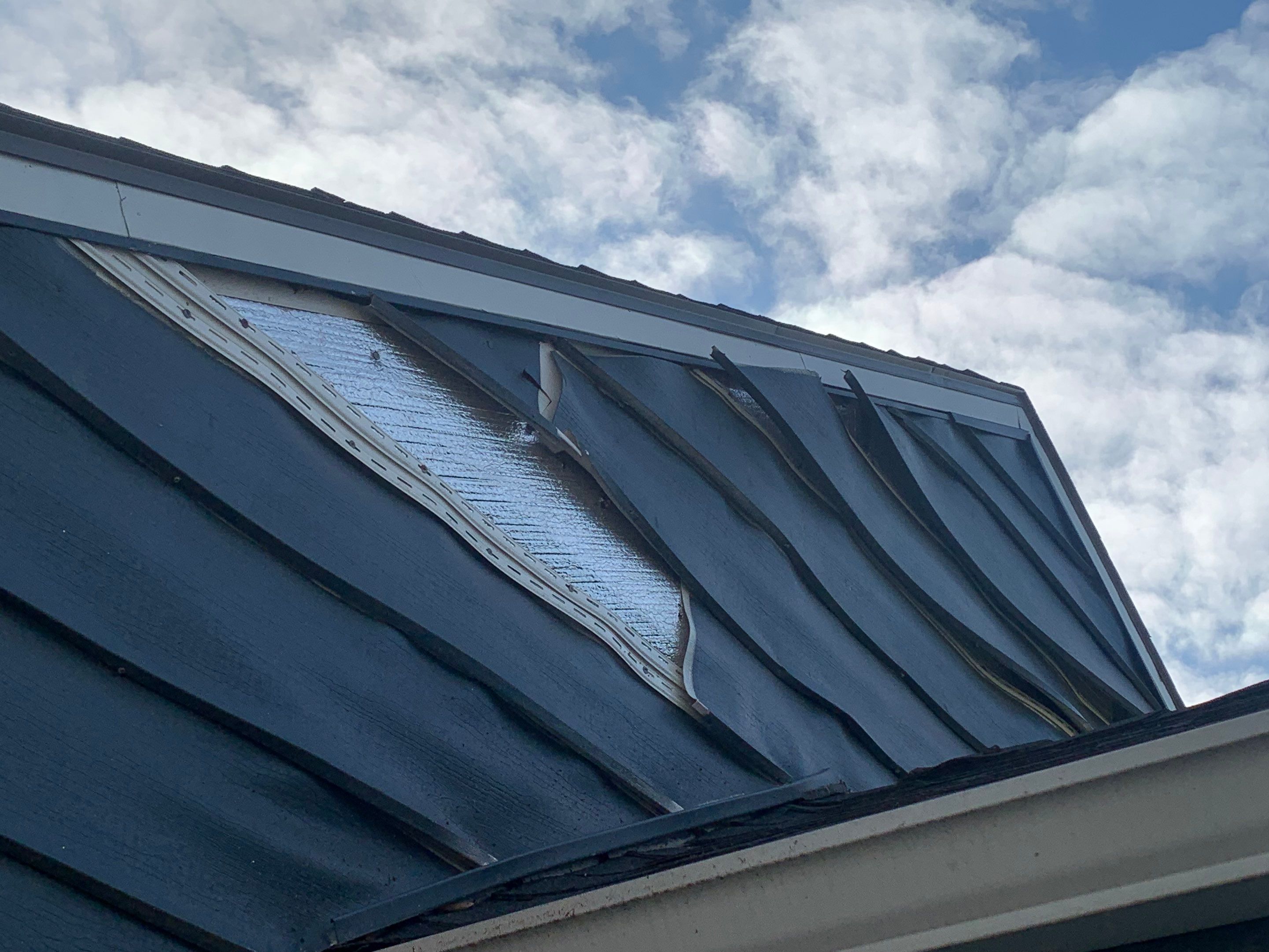 Siding Installation using Shake Siding by EEC Windows, Siding & Roofing
