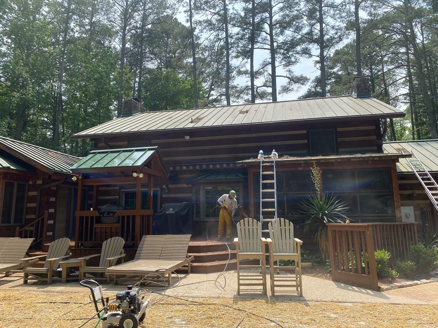 Chesapeake Log Cabin by AKK Painting LLC