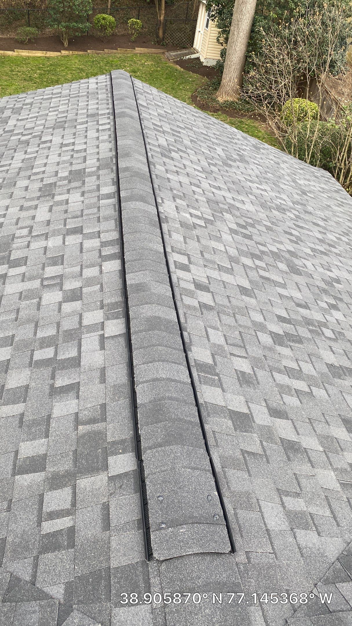 Arlington CertainTeed Landmark Pro Roof in Max Def Moire Black by RM Banning, Inc.