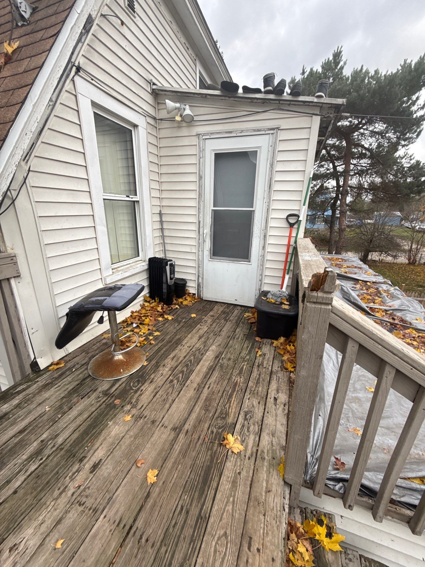 Deck Installation using Treated Lumber by Avalon Roofing and Exteriors