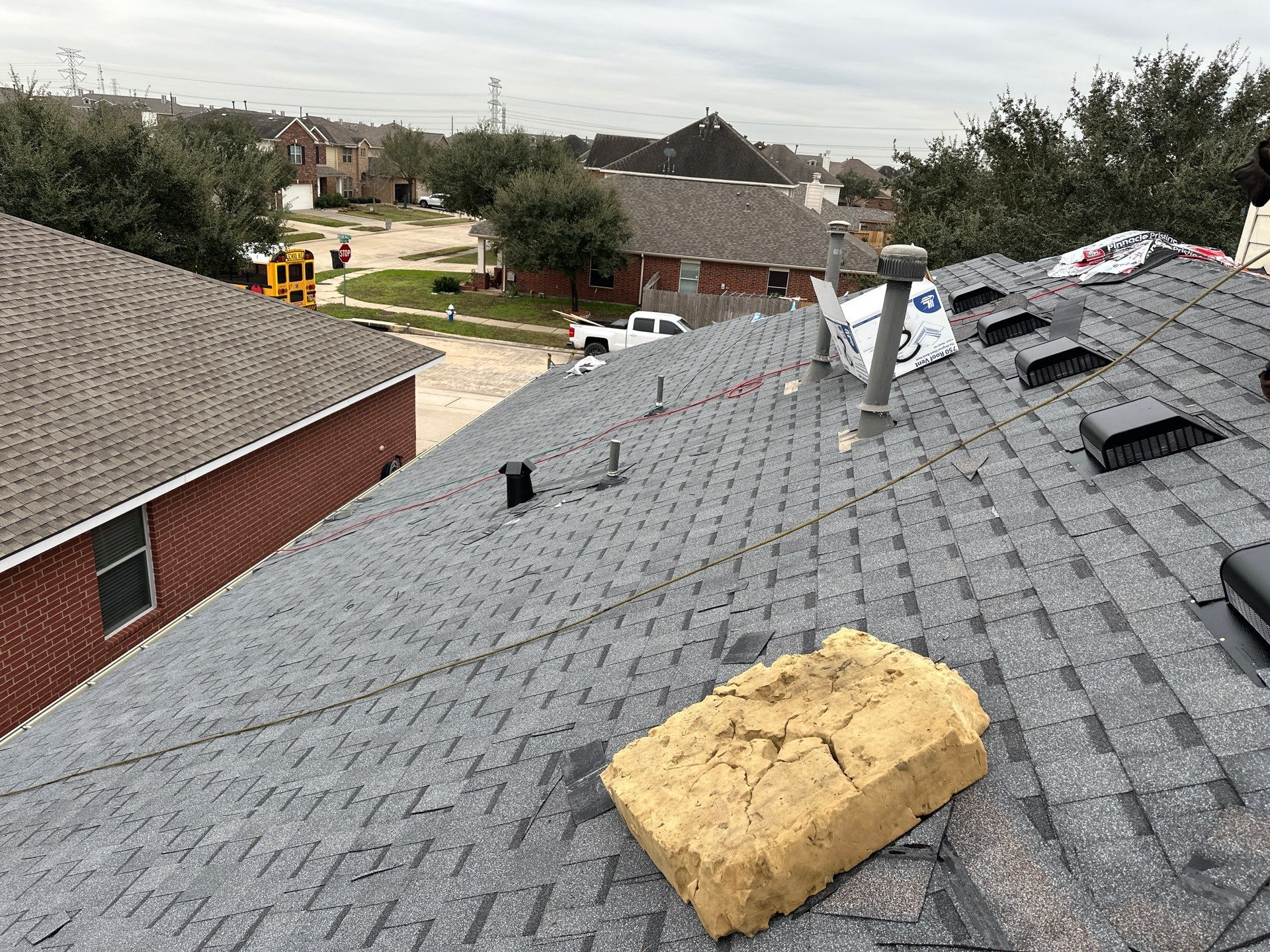 Project in Houston by Motion Roofing