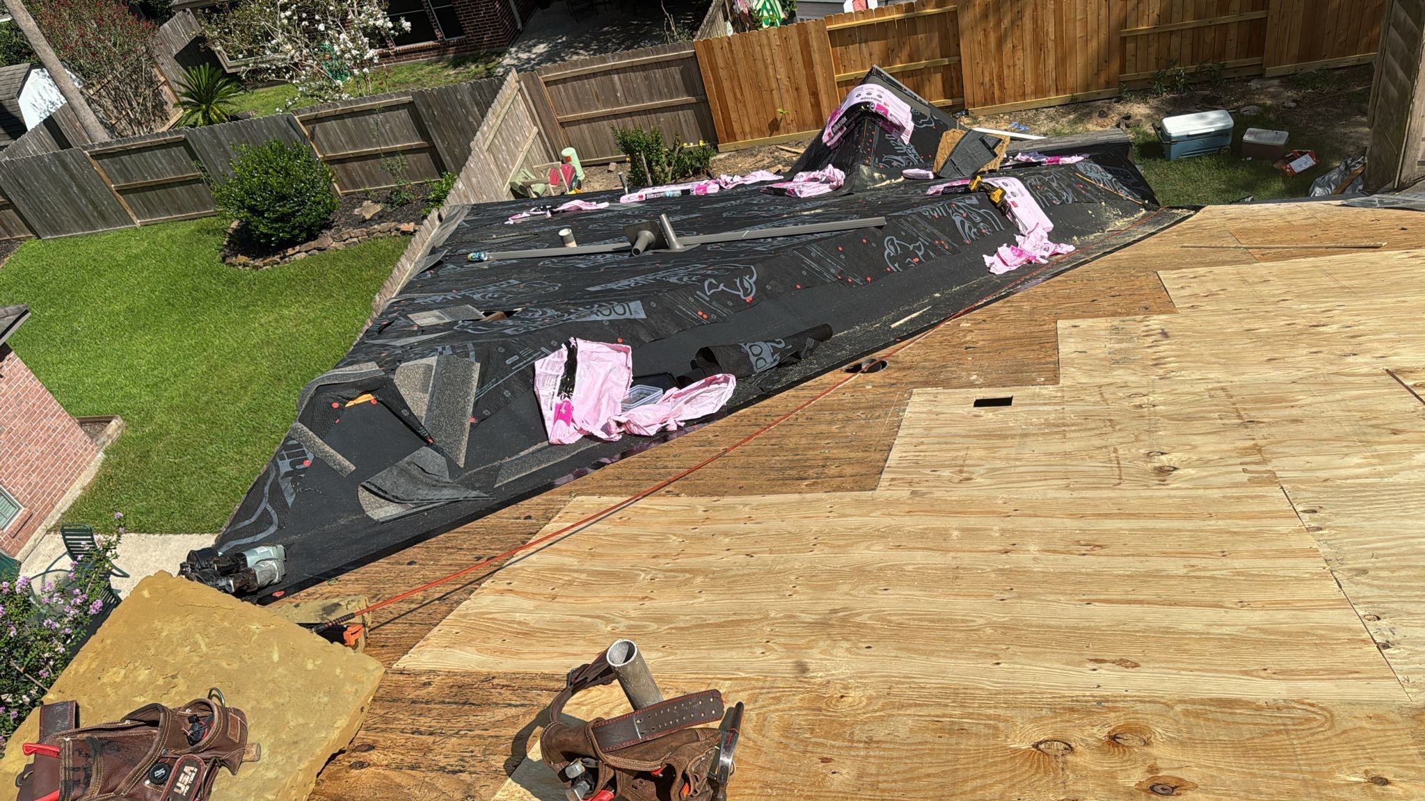 Residential Roofing Installation using Owen's Corning Duration (Lifetime) Shingles by Roof Repair Company