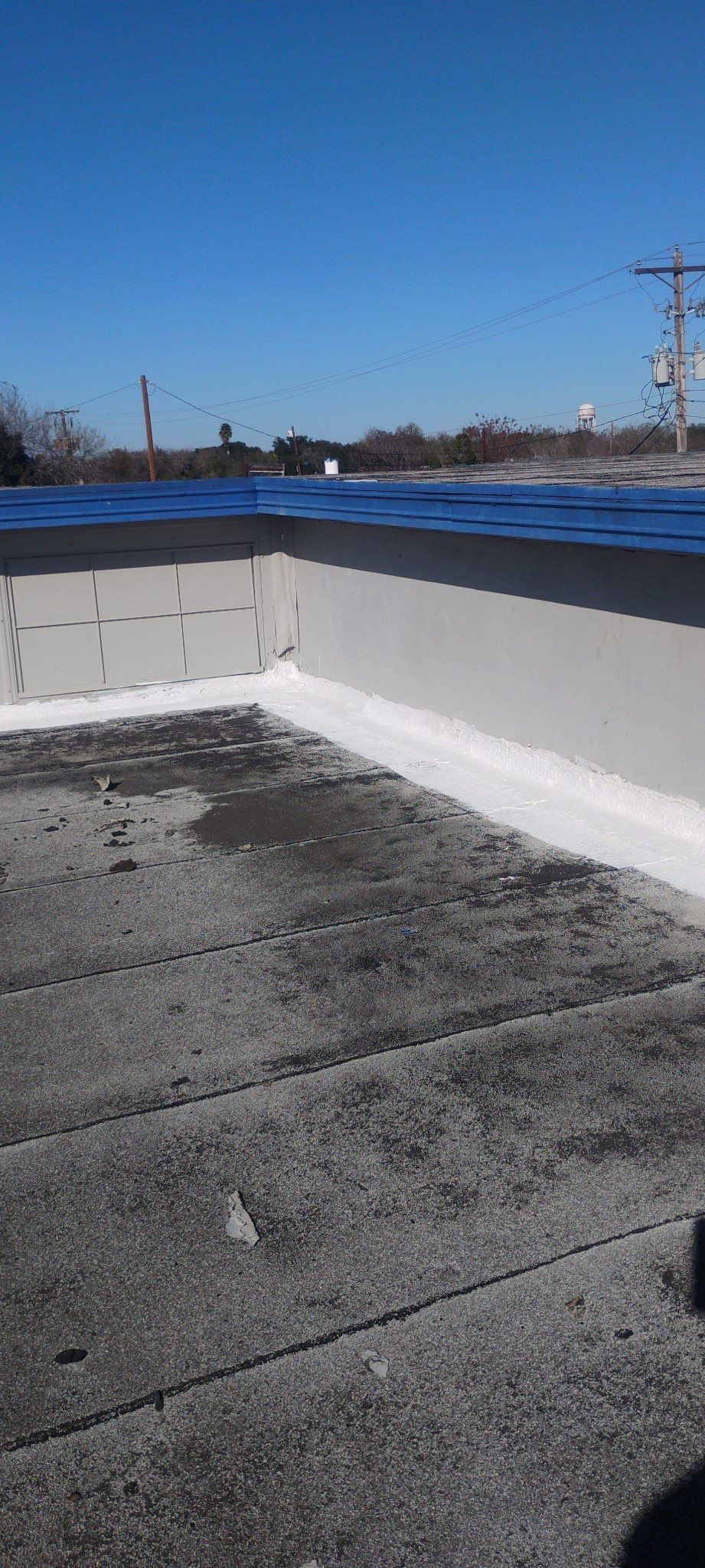 Commercial Silcone Roof Repair using Silcone Coating by Galvan Roofing and Construction