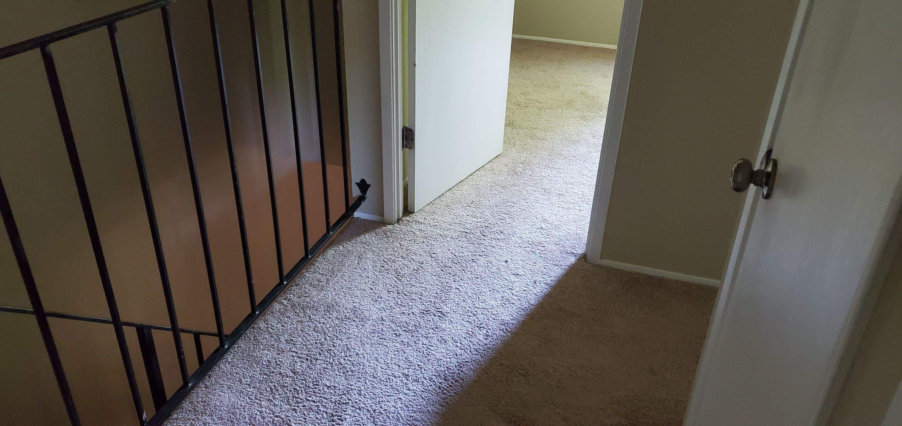 Re-stretching Townhouse Carpeting by Ardent Carpet Restore LLC