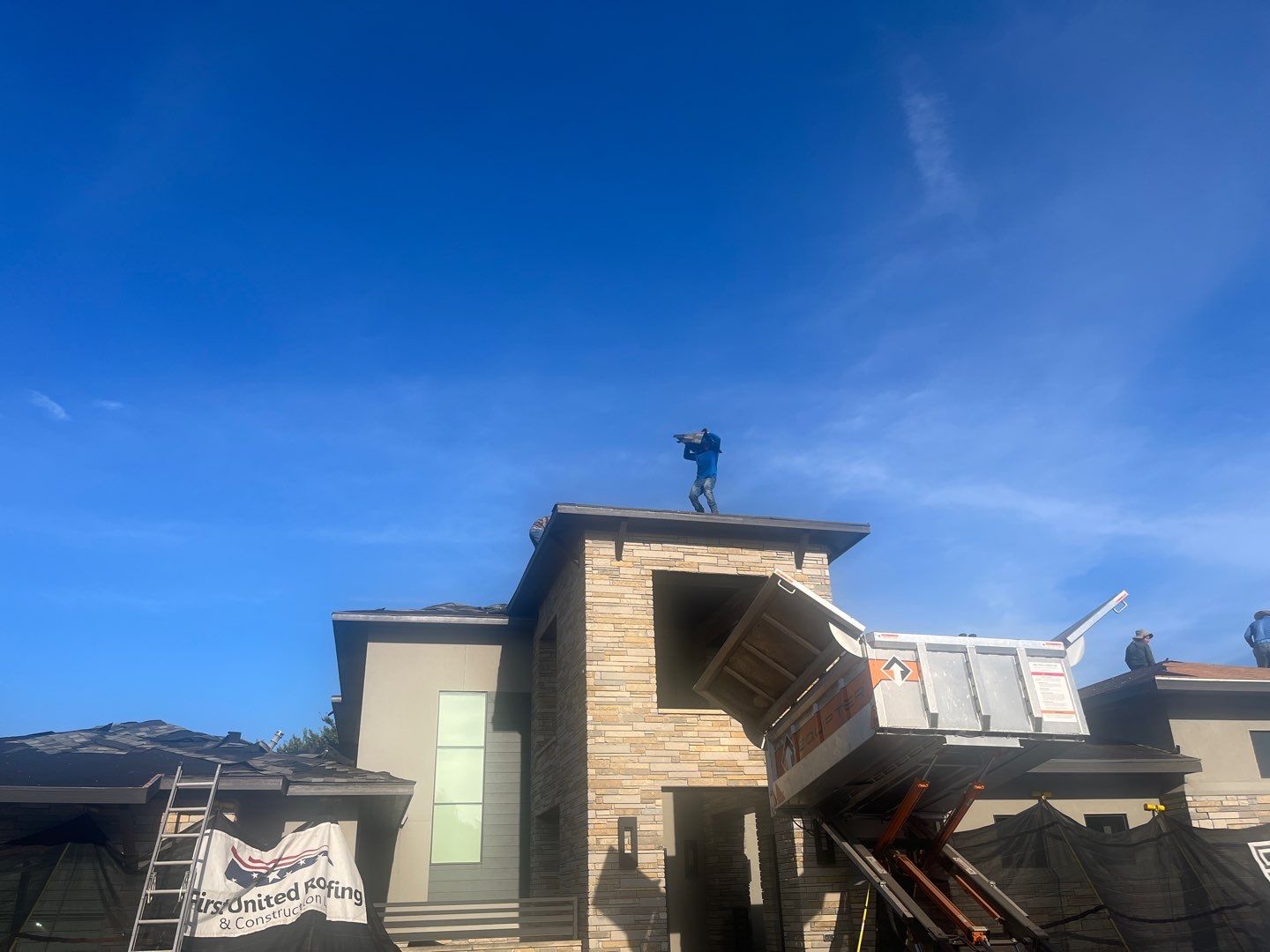 Colleyville Estate Re-Roof Project by First United Roofing & Construction
