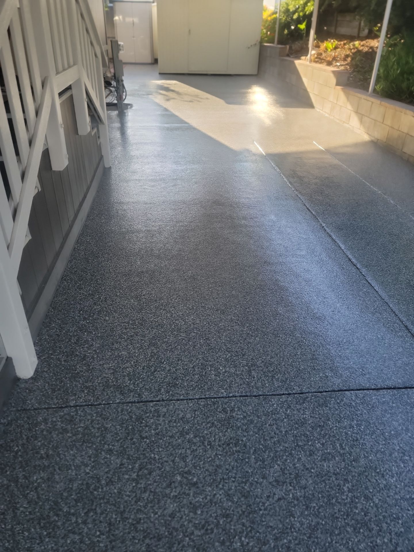 Silver Creek Carport Floor Coating in Pismo Beach by MGP Coatings