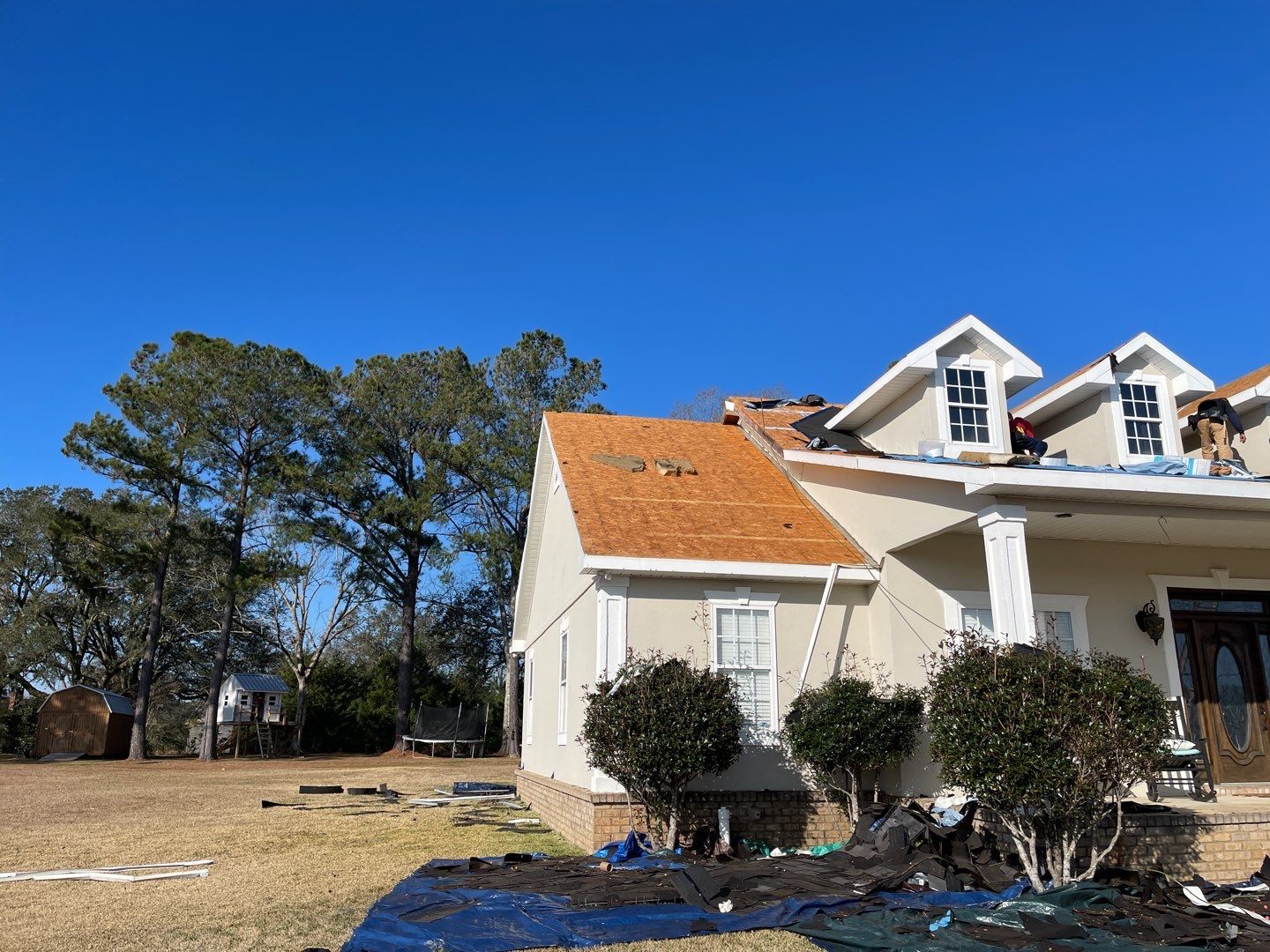 Residential Roofing Installation using Roof Replacement by American Roofing & Construction LLC