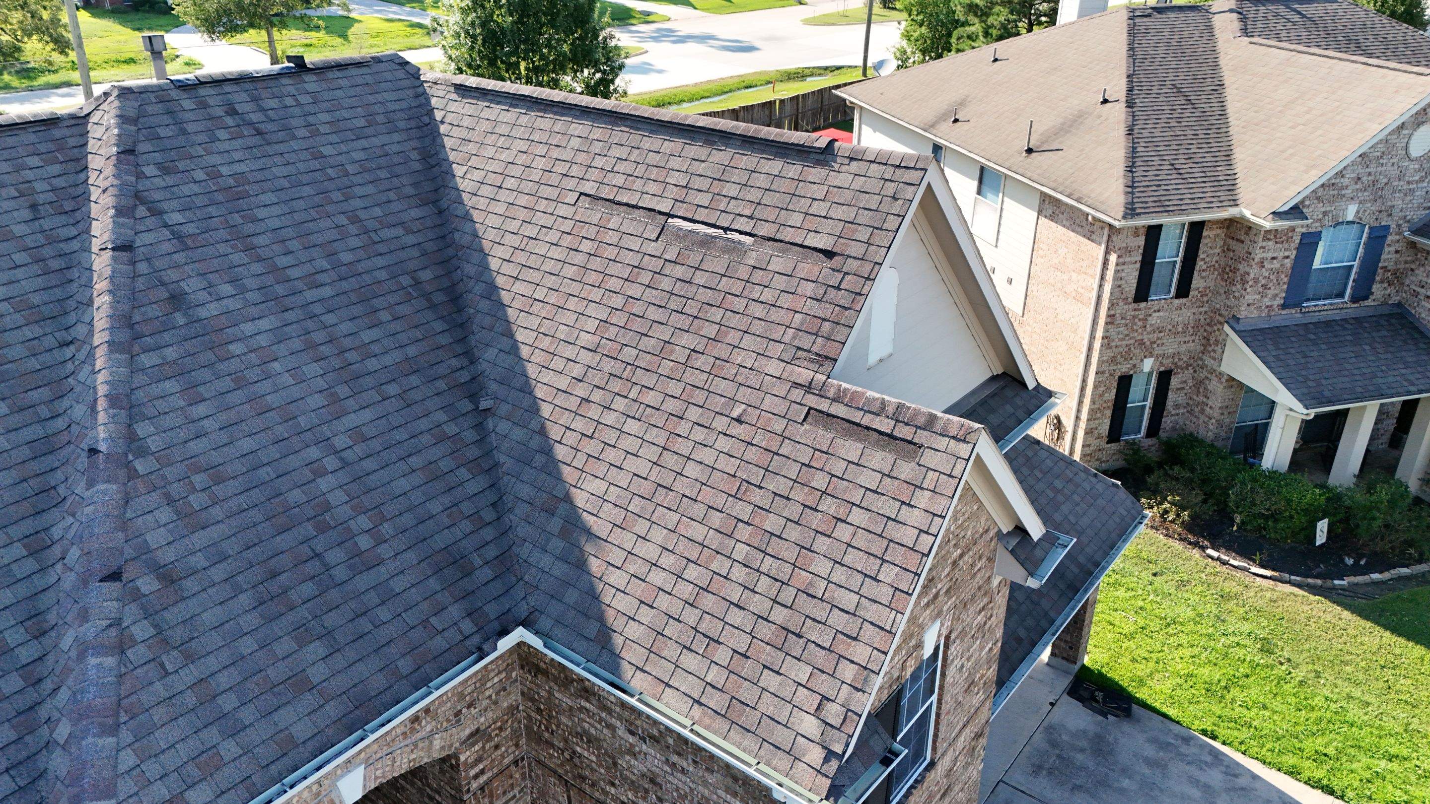 Poolside Home Roof Replacement — Spring, TX by PL Roofing & SB Roofing, LLC.