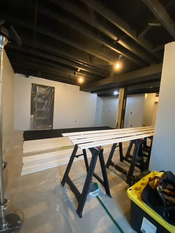 Basement Remodel by Ivy Lea Construction