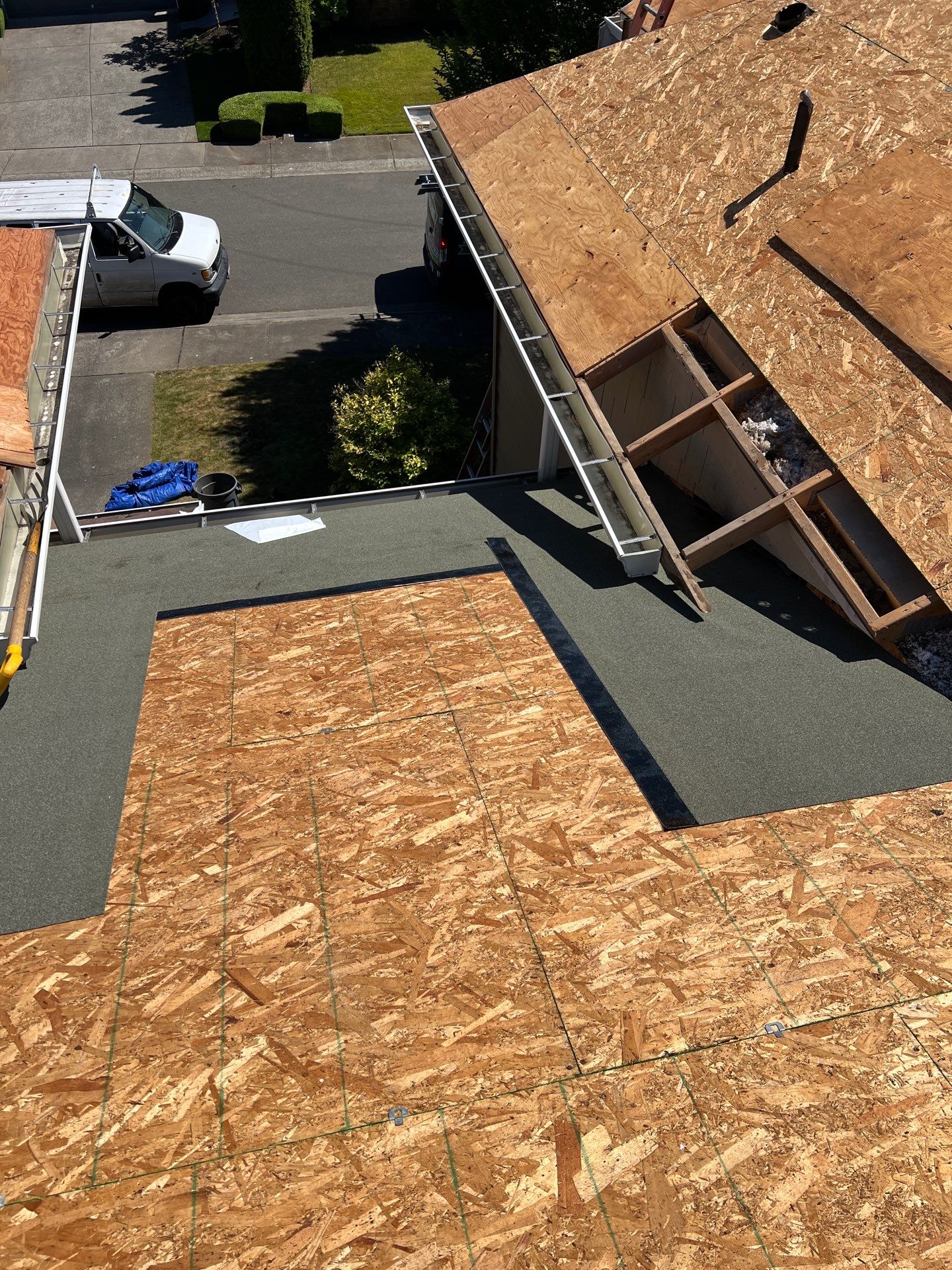 Residential Roofing Installation using GAF UHDZ Shingles by Roofing Formula LLC