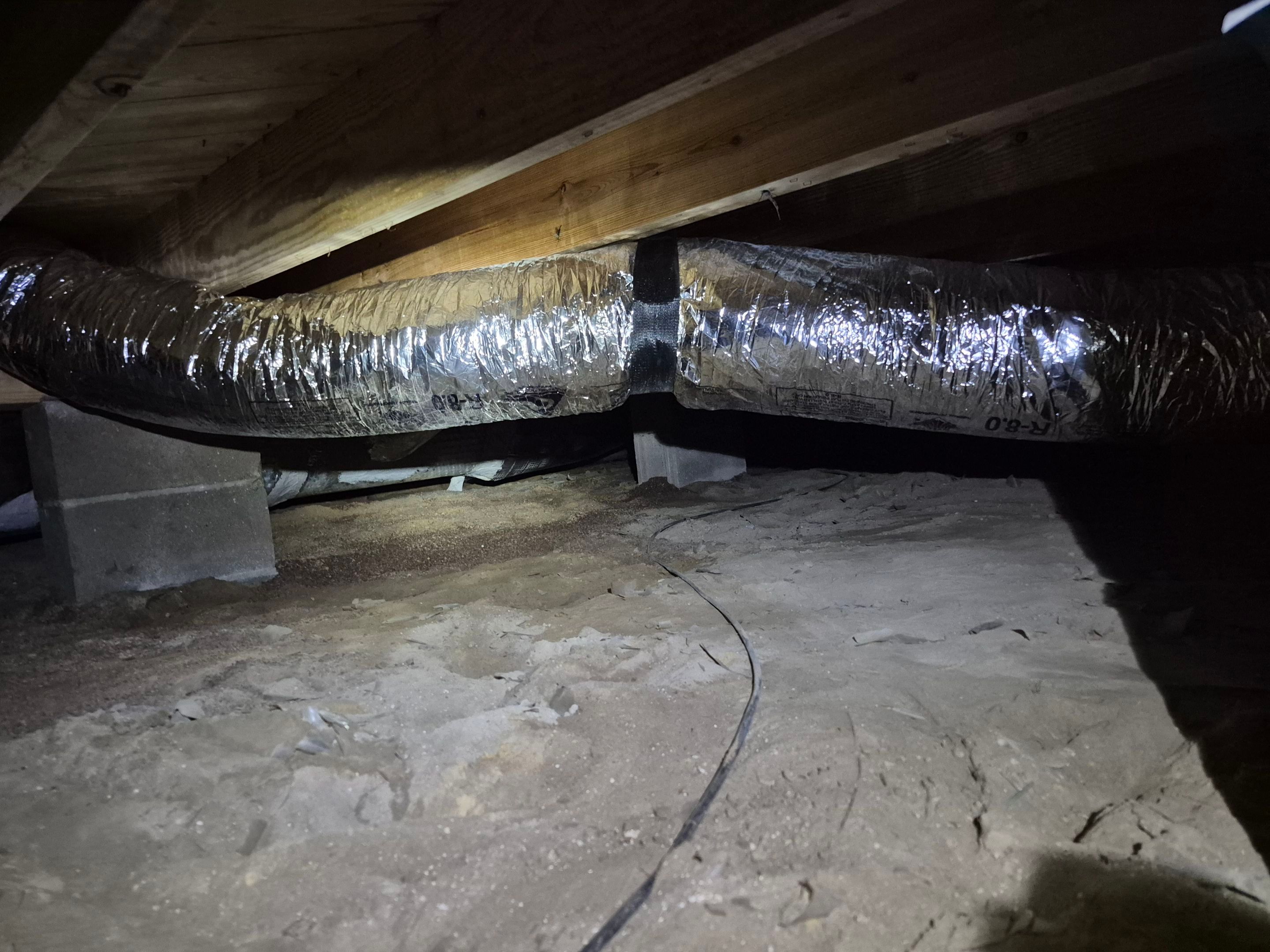 Project in Chesapeake by Patriot Crawl Space Repairs