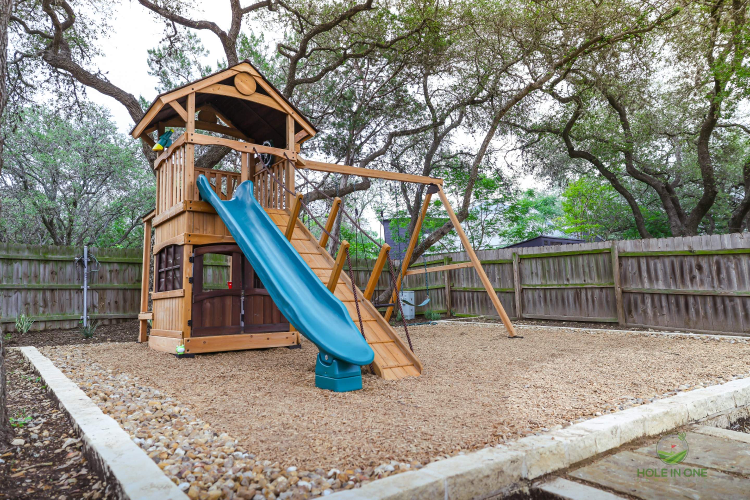 Hidden Forest, San Antonio TX by Hole In One Lawns, LLC