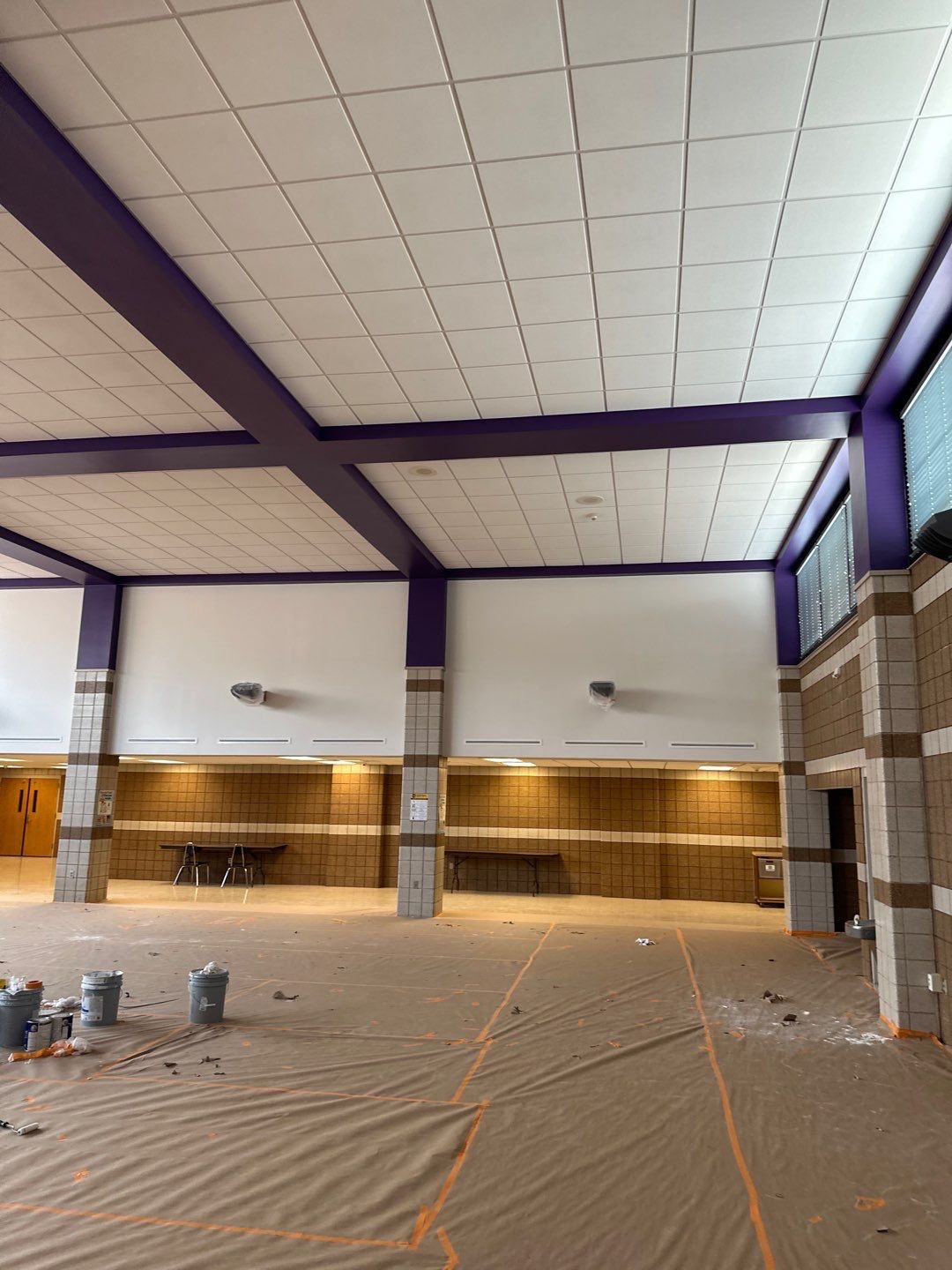 School Painting Project by Cutting edge painting 