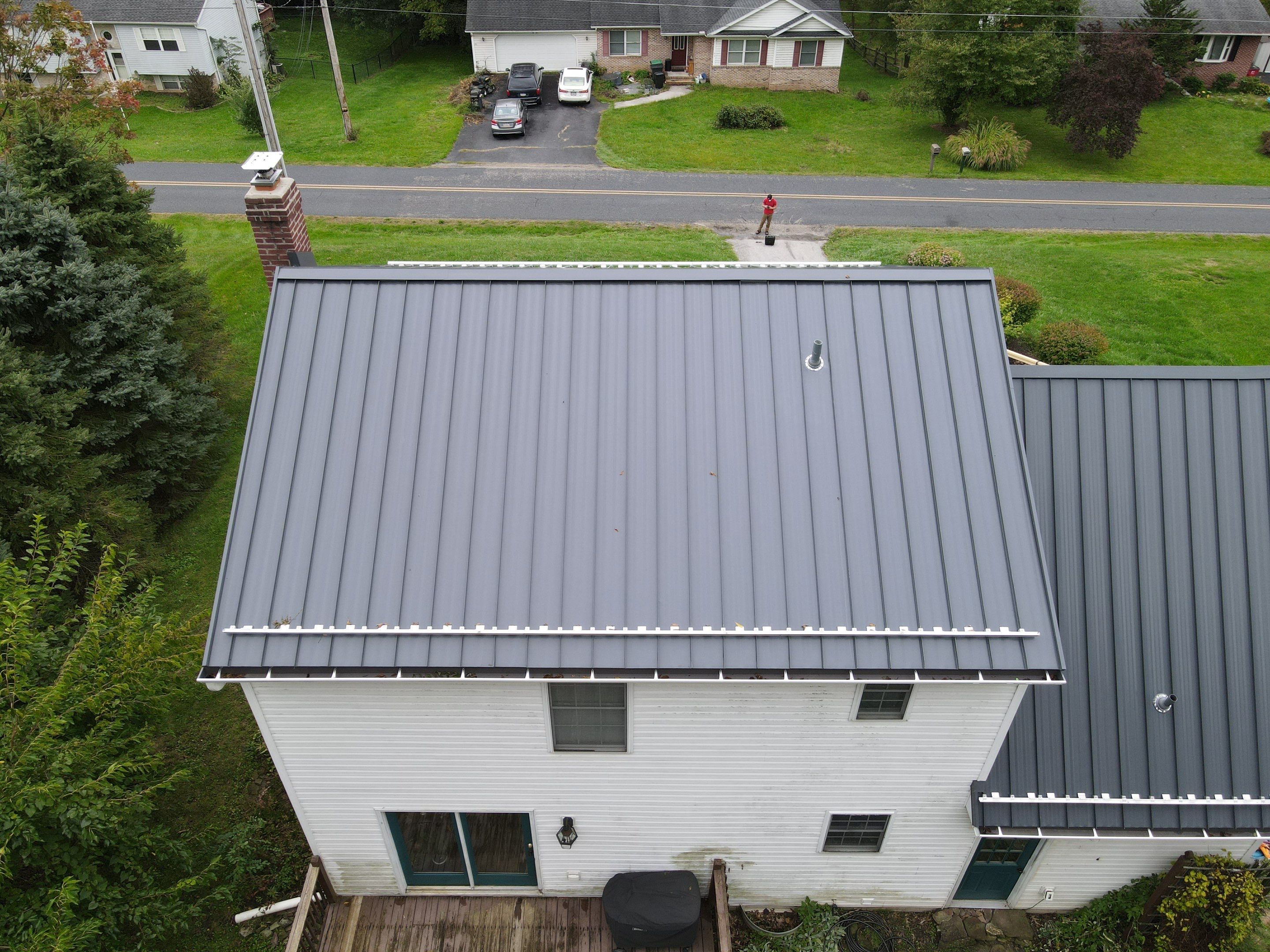 12" Mechanical Seam by Teflon Roofing