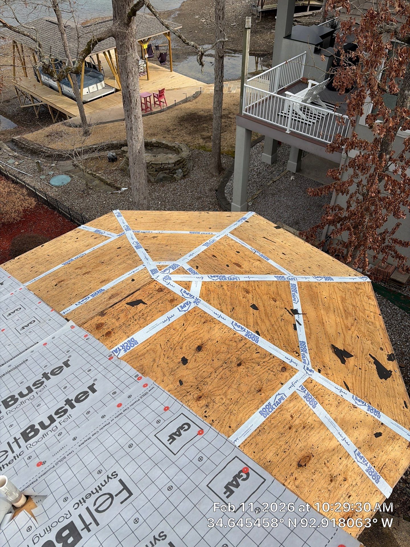 GAF Timberline HDZ Shingle Roof Installation in Hot Springs Village by Temple Roofing and Exteriors