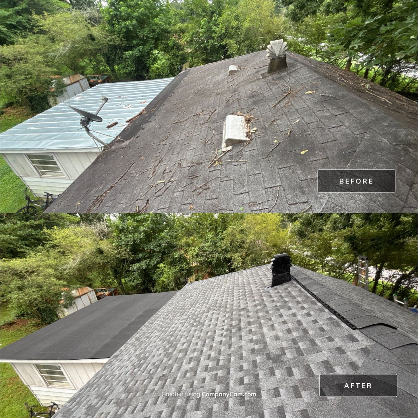 Roof replacement by Deerfield Roofing LLC