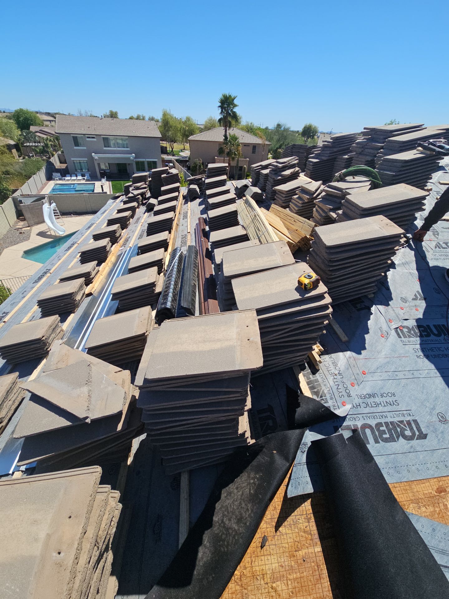 Concrete Tile Refelt by Weather-Tite Exteriors LLC