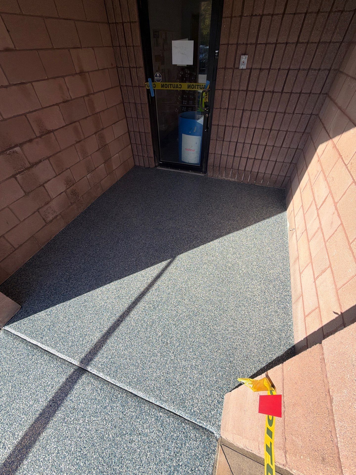 Vintage Cobalt Sidewalk Coating by NG Masonry & Construction LLC