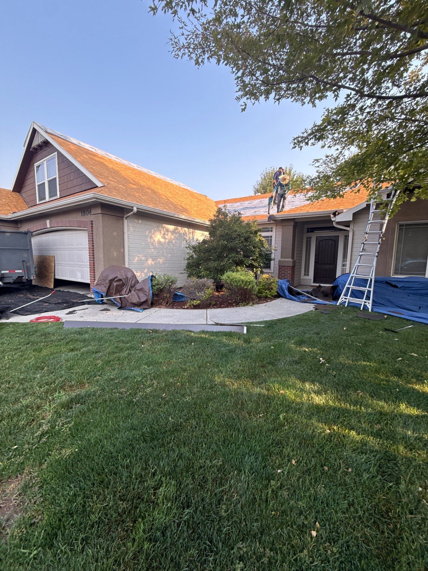 Complete Residential Roof Replacement Featuring Architectural Shingles in Meridian by Olive Roofing