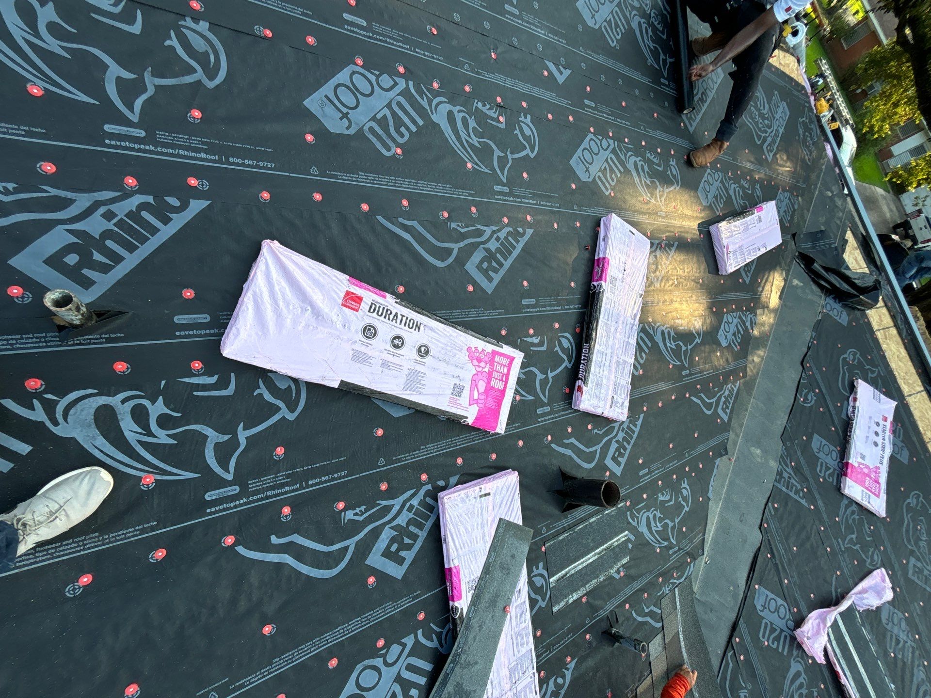 Residential Roofing Repair using Owen's Corning Duration (Lifetime) Shingles by Roof Repair Company