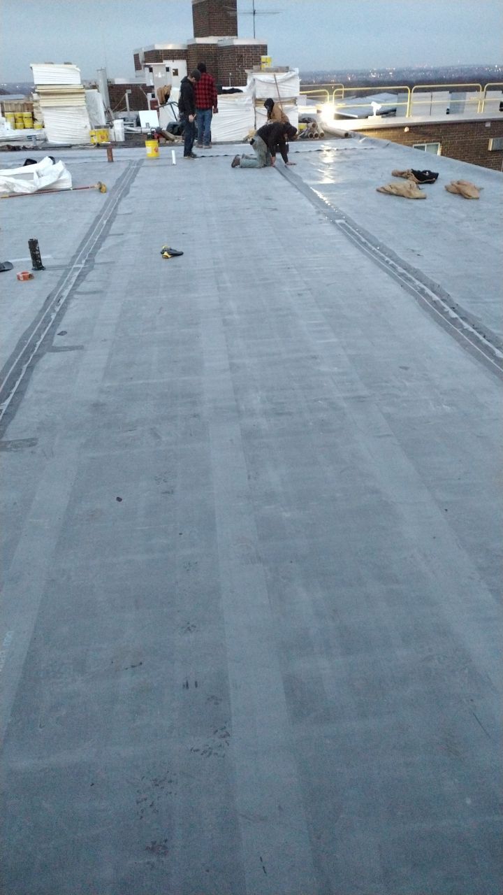 Commercial flat roof parma by Absolute Roofing and Construction