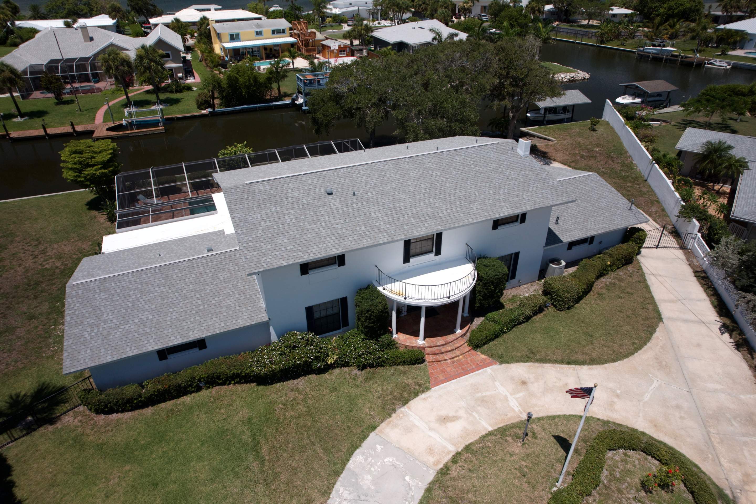 Architectural Shingle Roof Replacement and Decking Repair in Cocoa Beach by Wiedmann Construction & Roofing