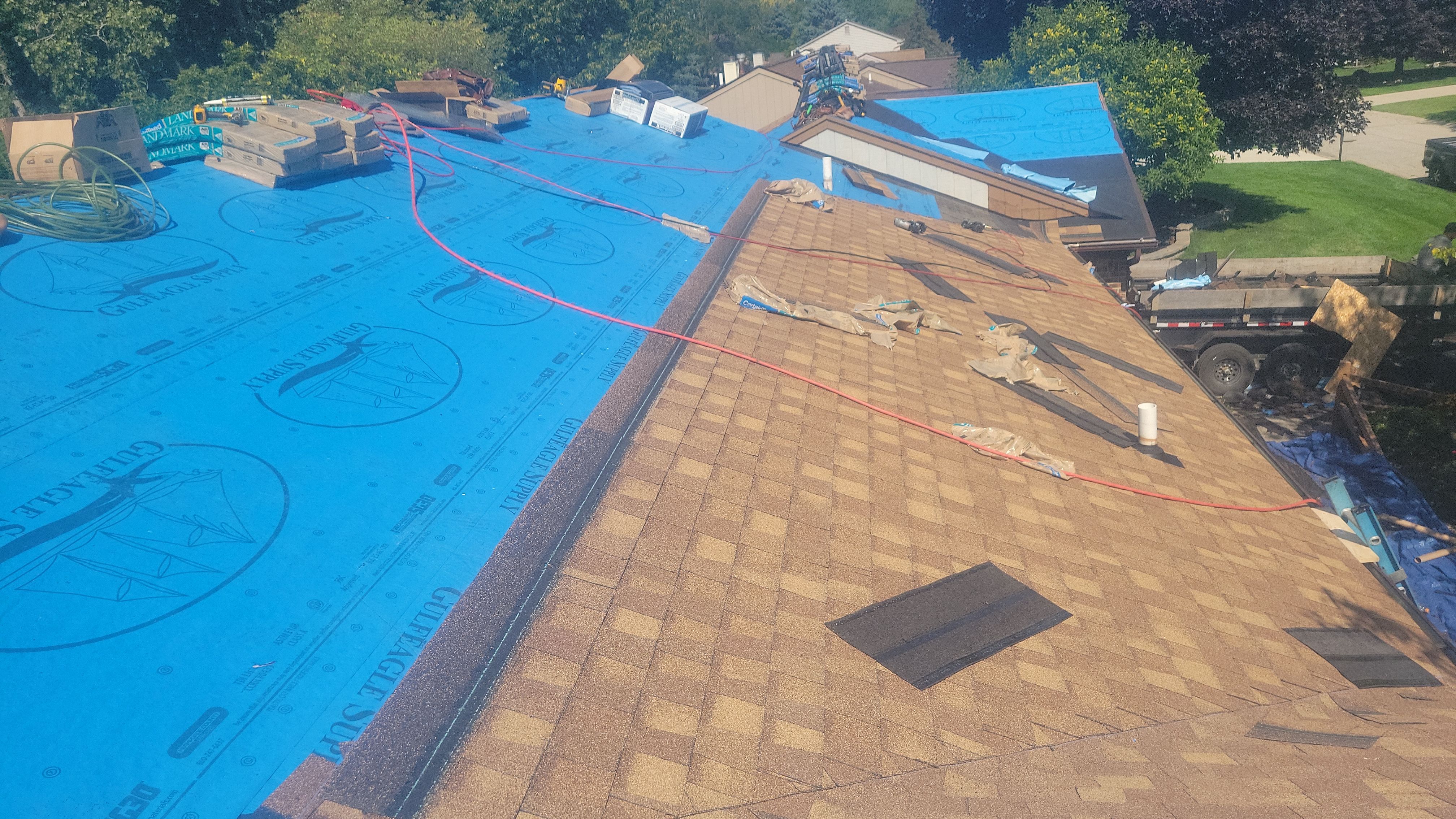 Roof Replacement using CertainTeed Landmark by 180 Contractors
