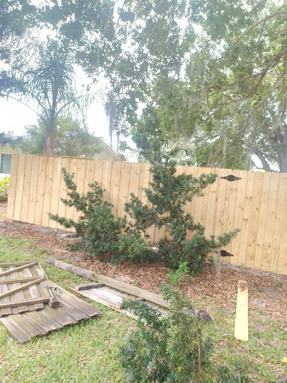 Sarasota, FL 6ft. Tall Treated Board on Board Wood Fence by Asap fence and gates, LLC
