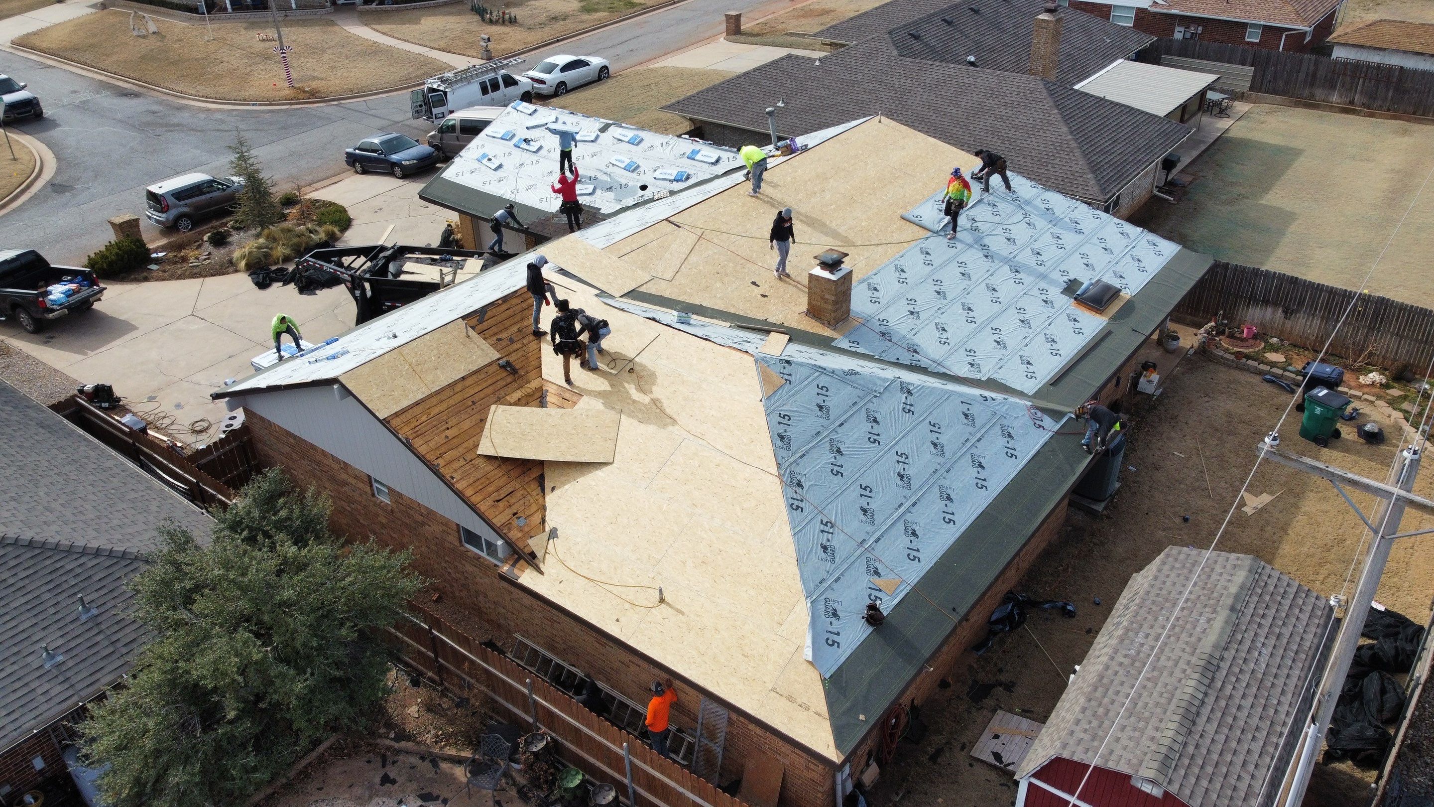 Malarkey Class 3 Antique brown install by Icon Roofing And Construction 