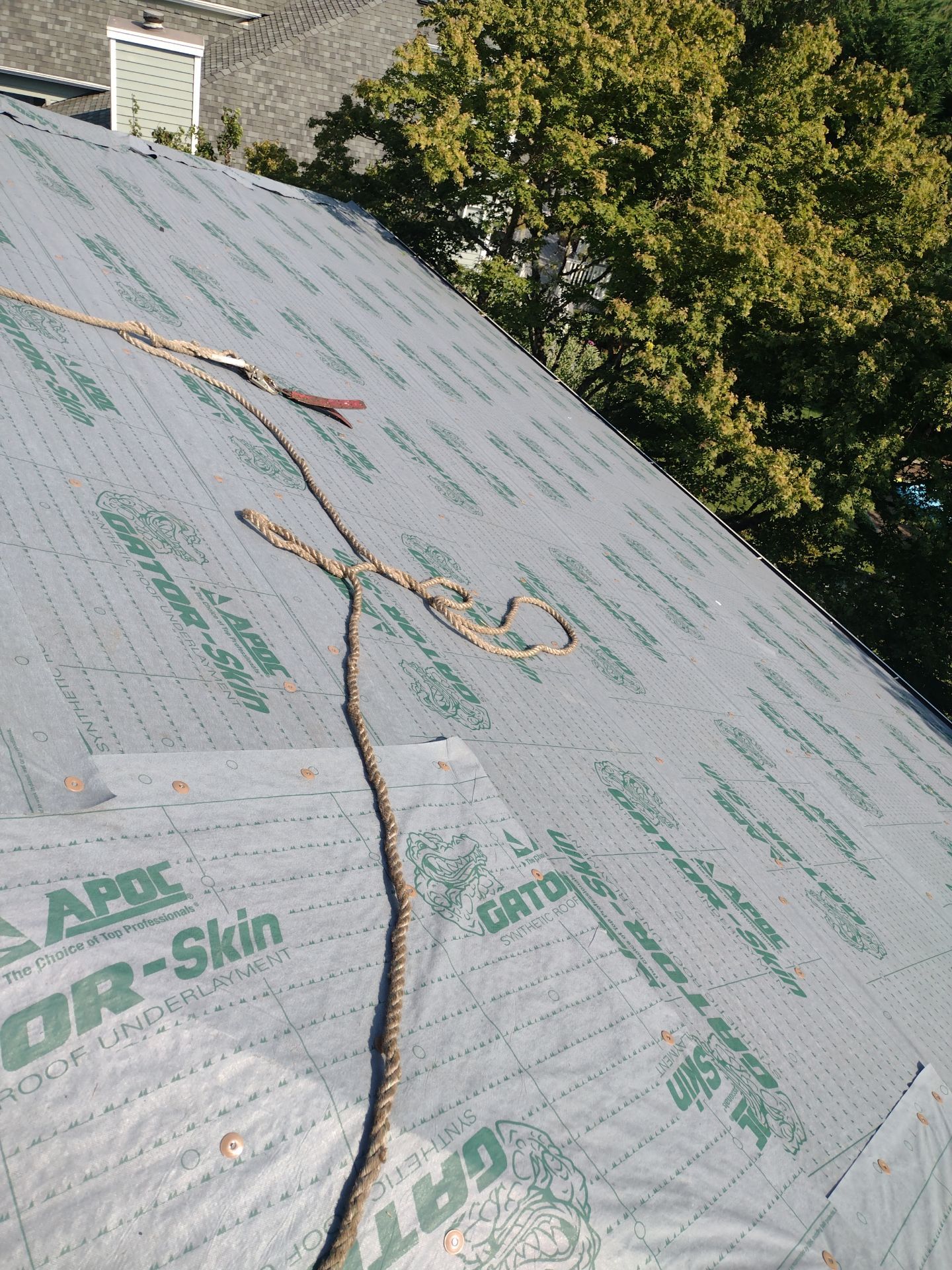 Residential Roofing Installation using IKO Dynasty (Color: Granite Black) by Orezona Building & Roofing Company, Inc.