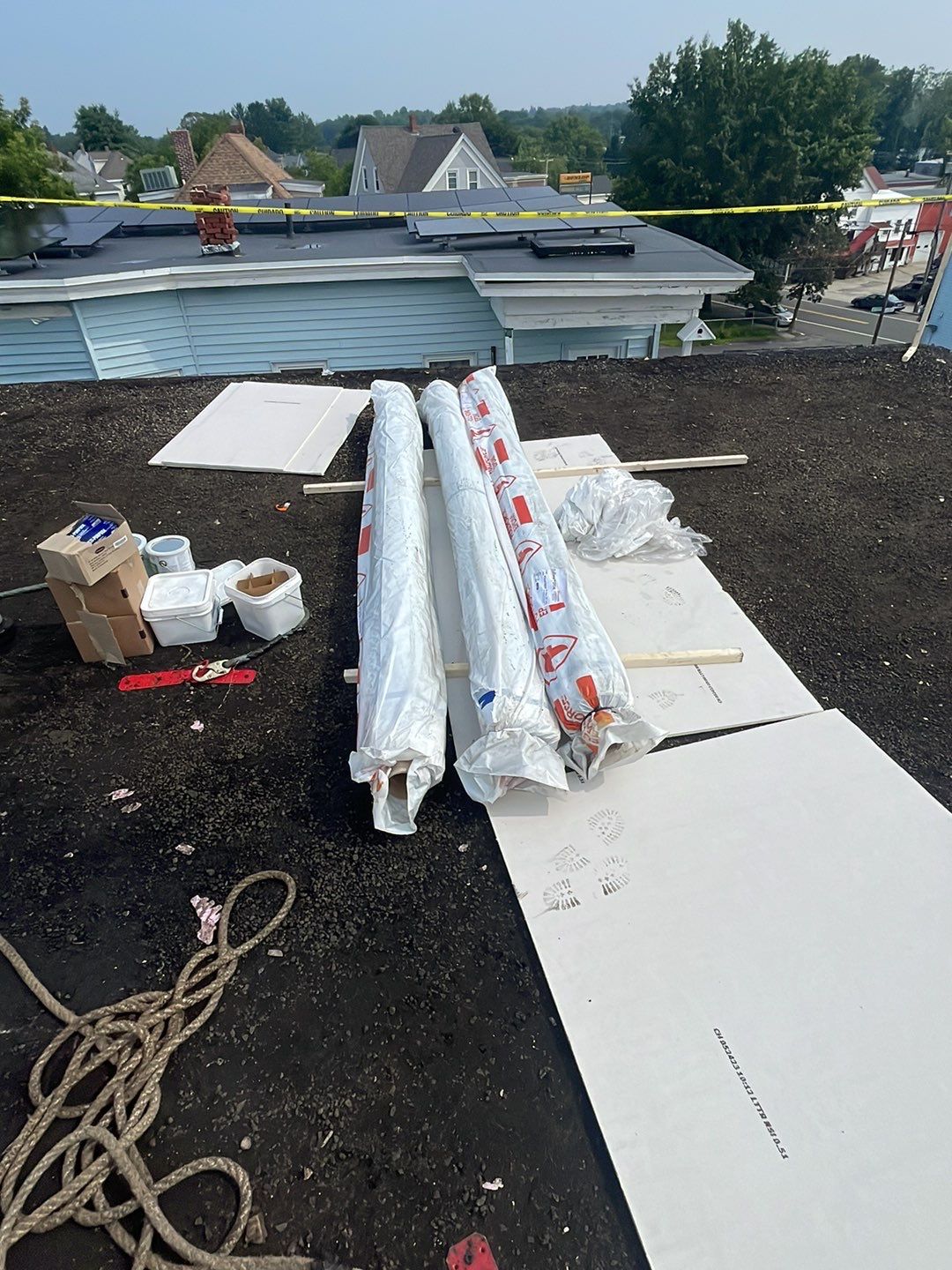 Residential Roofing Installation using EPDM/Rubber by Sensible Home Solutions