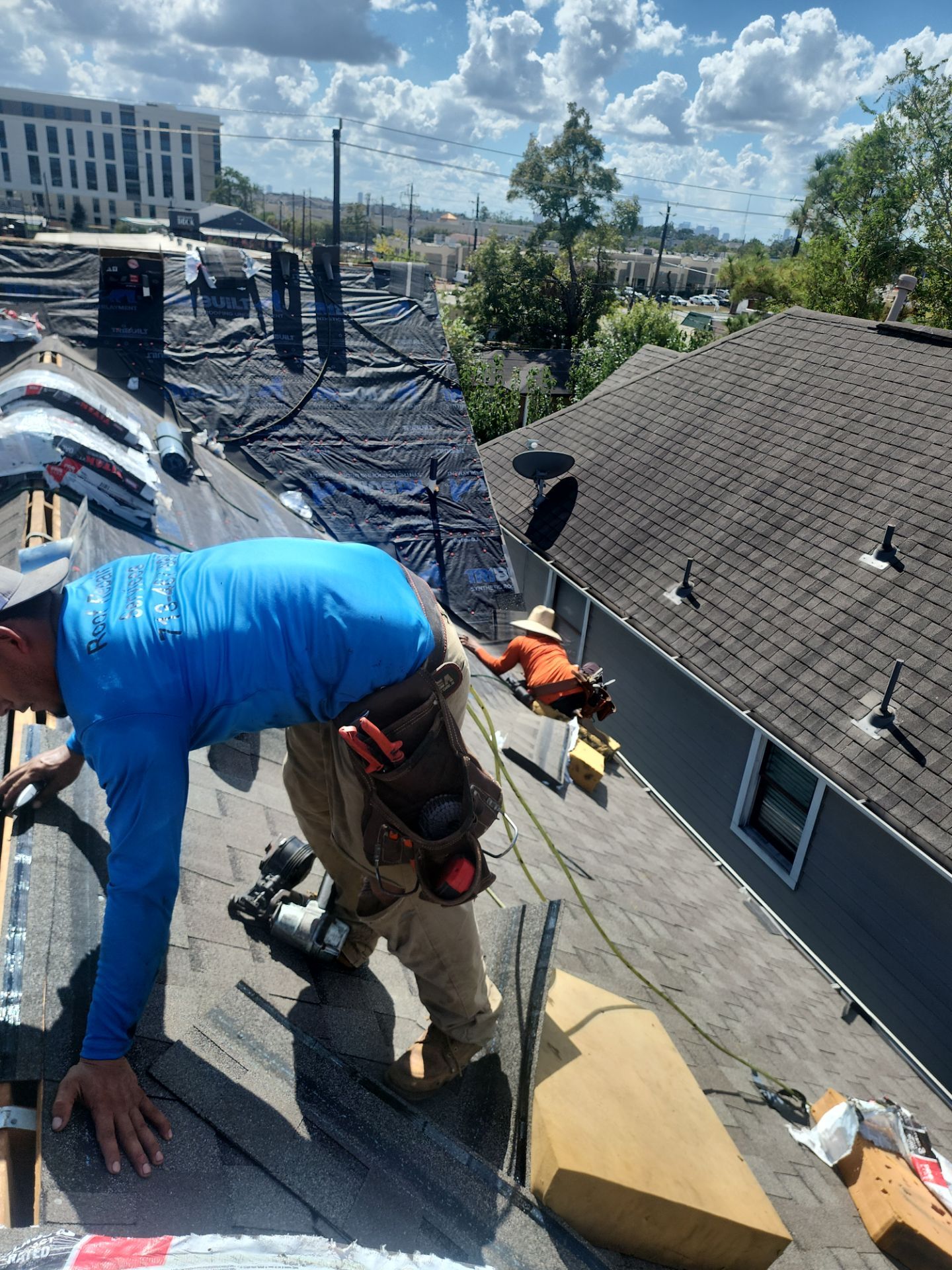 Residential Roofing Installation using Owen's Corning Duration (Lifetime) Shingles by Roof Repair Company