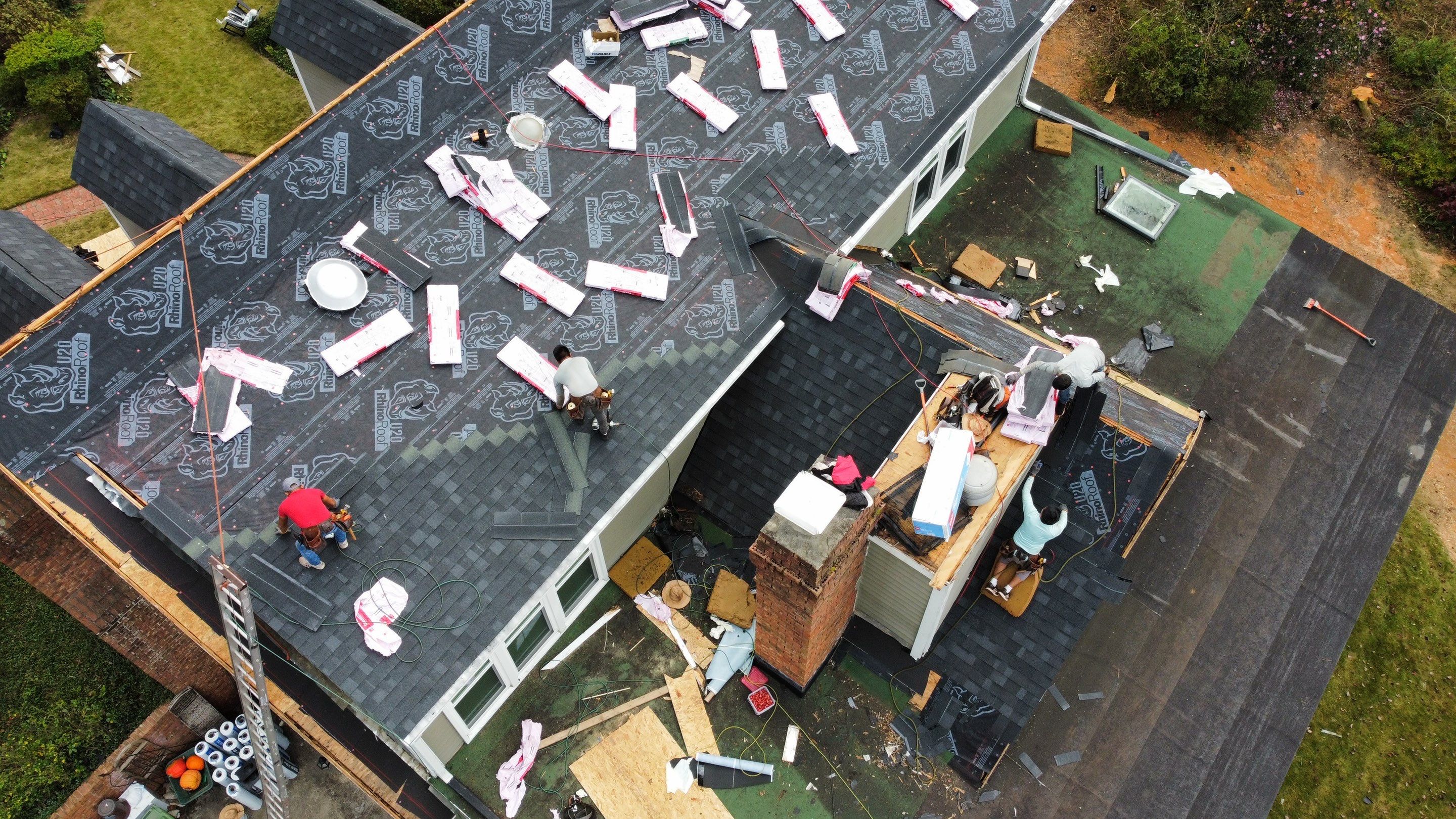 Roof Replacement using Owens Corning Oakridge Architectural Shingles by Midlands Roofing & Exteriors