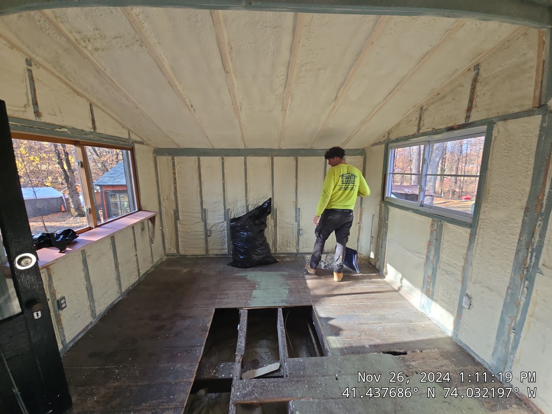 Major Addition using Closed Cell Spray Foam by NYS Foam & Energy