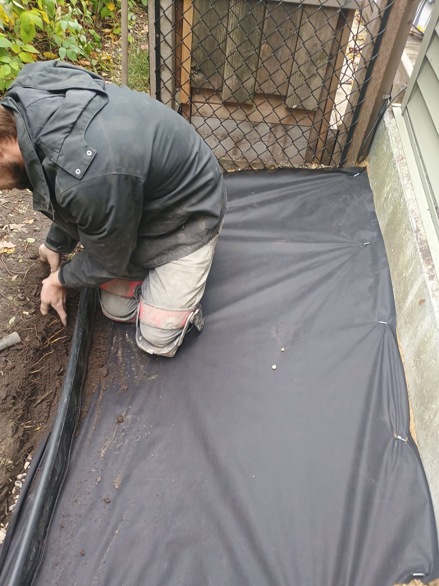 A French Drain for Maya by Waterproofing Northeast