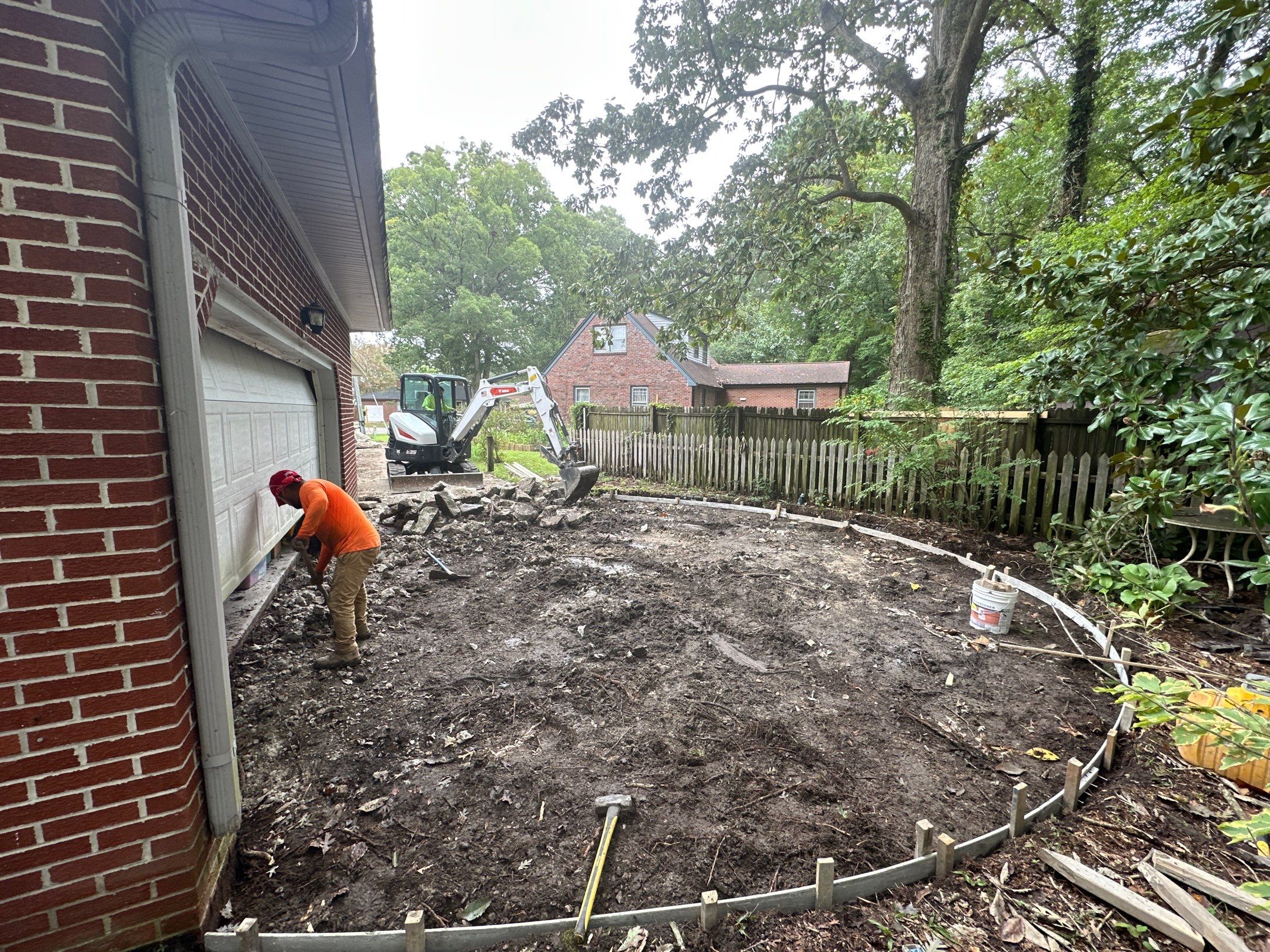 Project in Virginia Beach by Sam The Concrete Man Virginia Beach